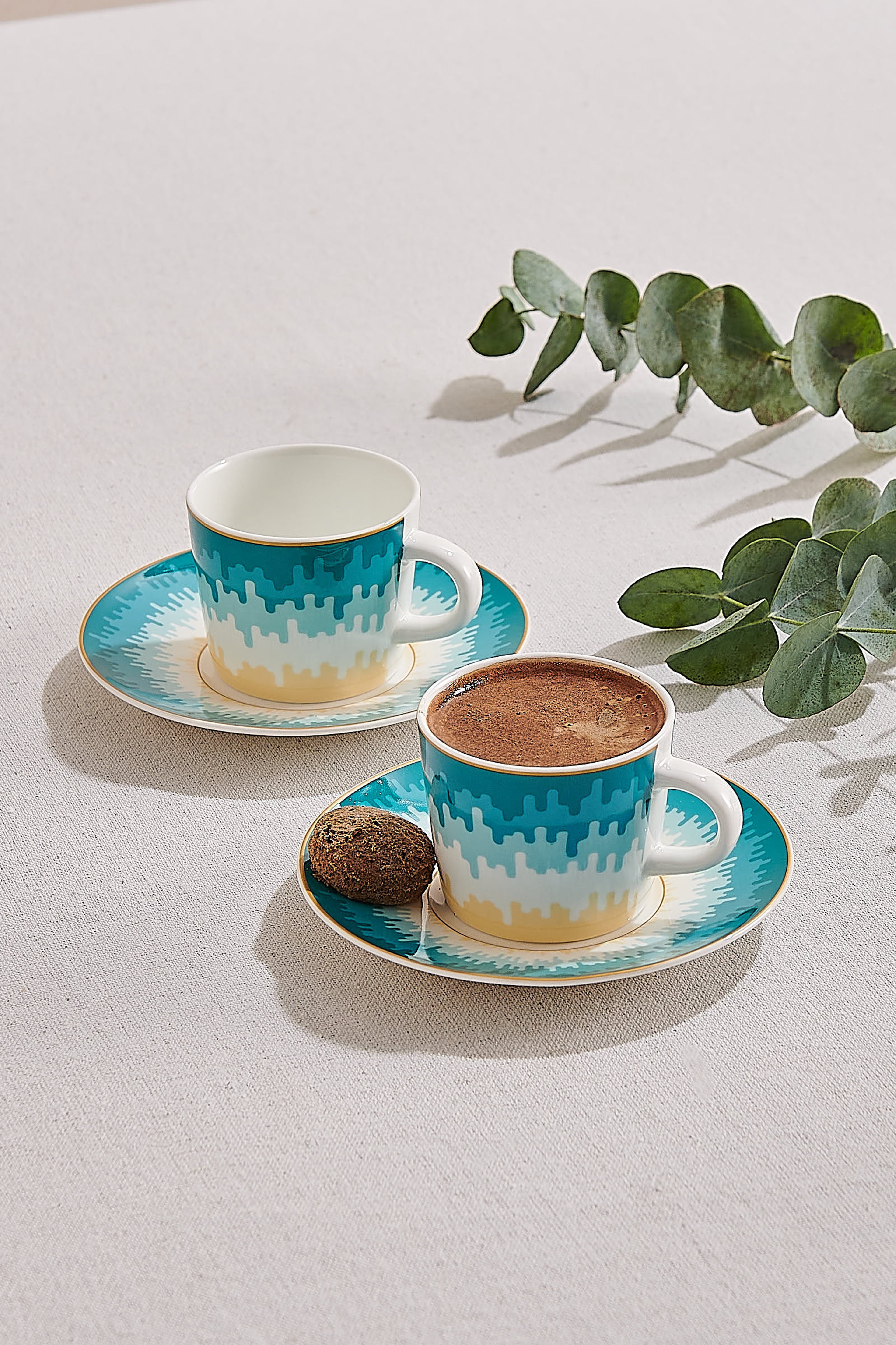 Okyanus Porselen Espresso Fincanı Seti 2
