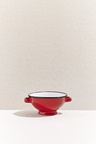 Electrum Seramik Yuvarlak Servis Kasesi 9x4 Cm Kırmızı