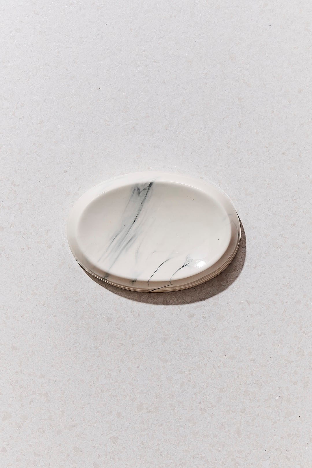 Marble Seramik Sabunluk Beyaz