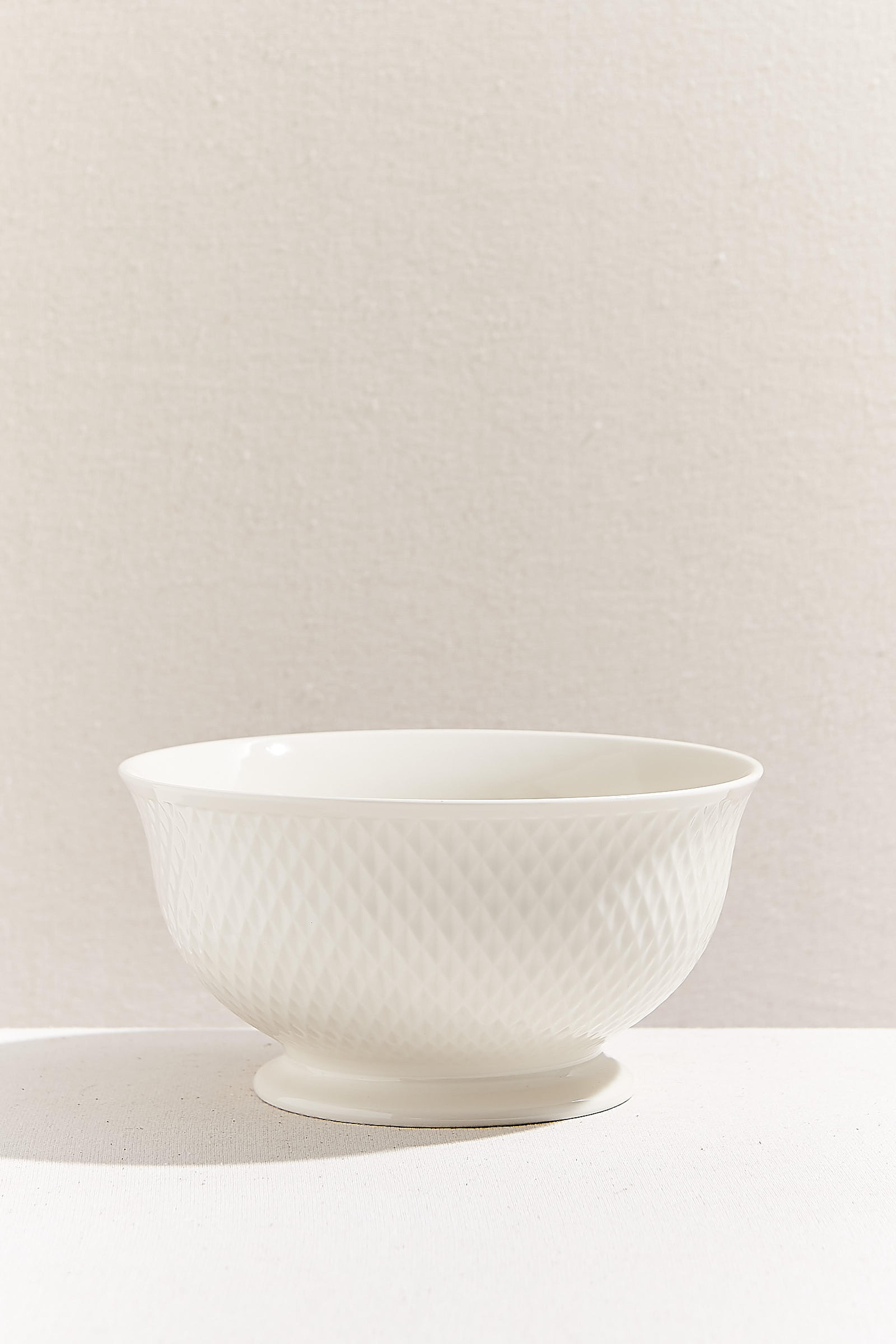 Eclat Porcelain Cream Salad Bowl Large