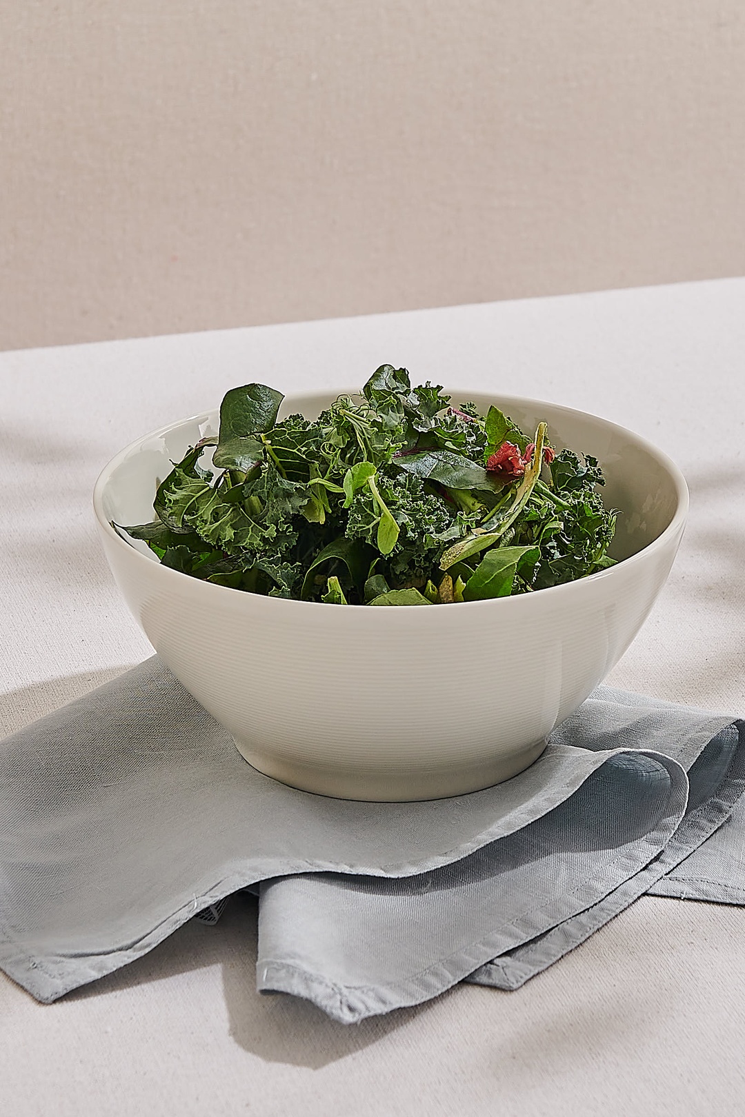 New York Porselen Salata Kase Büyük Ekru