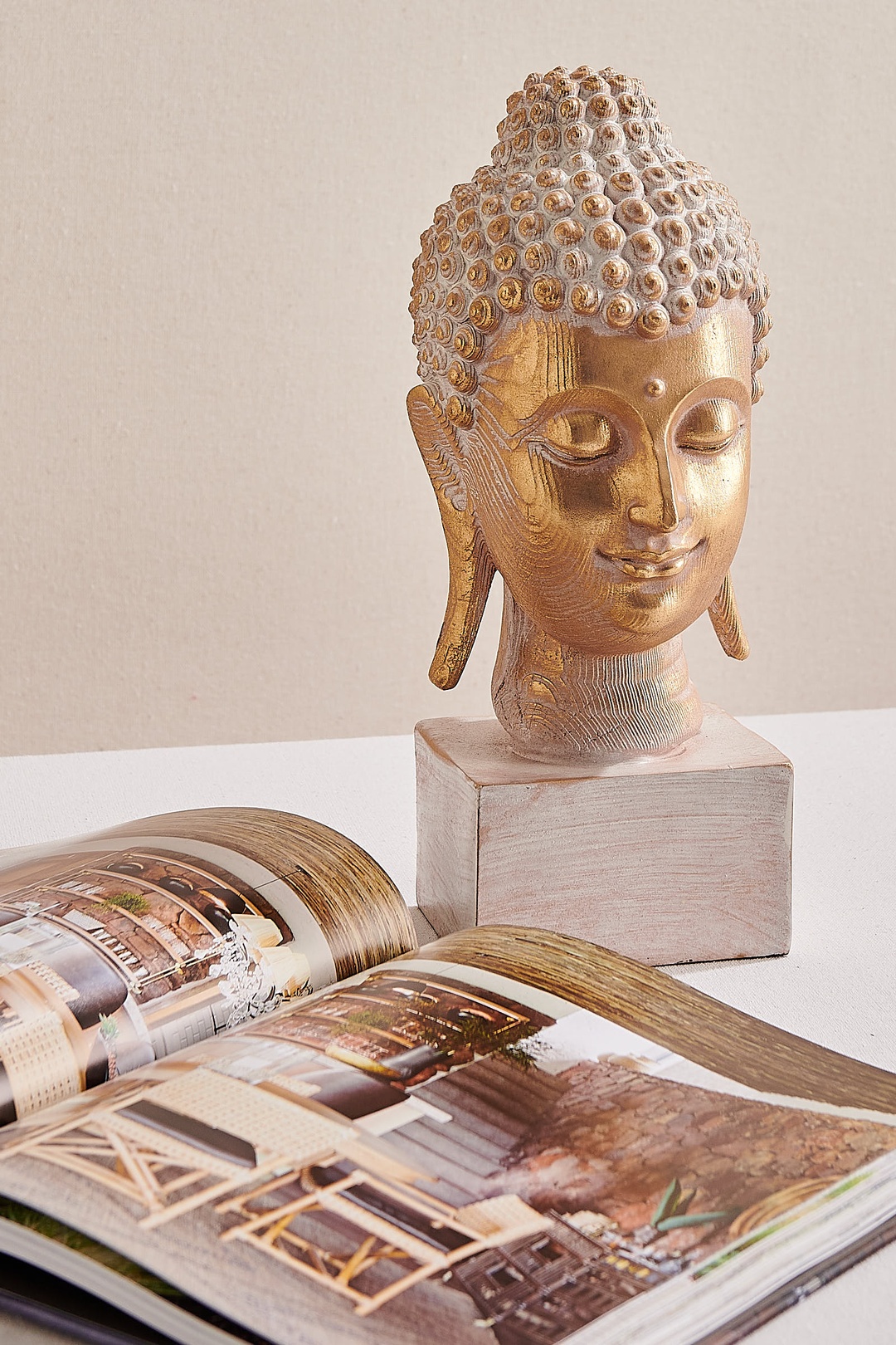 Buddha Dekoratif Obje Gold