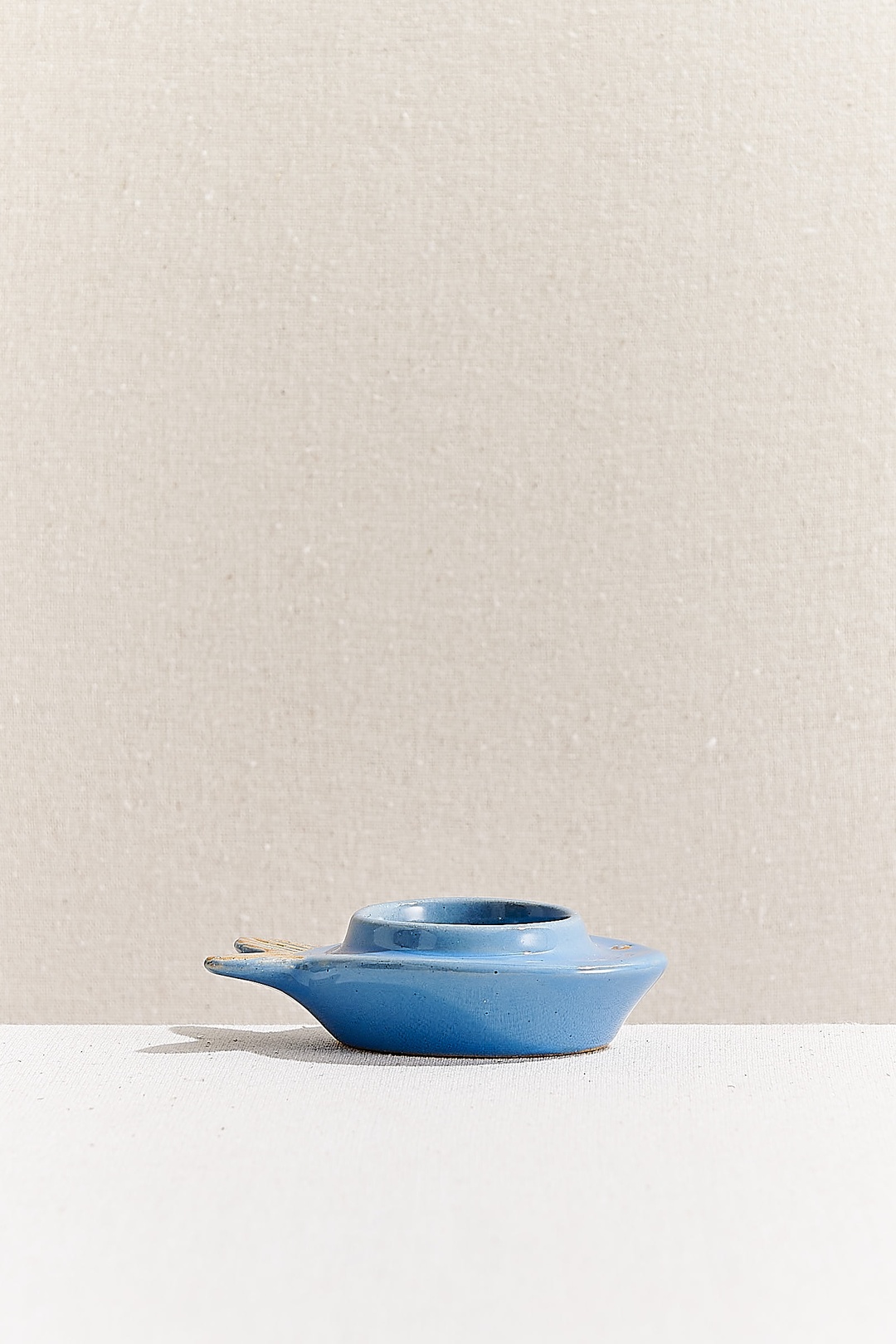Balık Seramik Tealight Mumluk Turkuaz