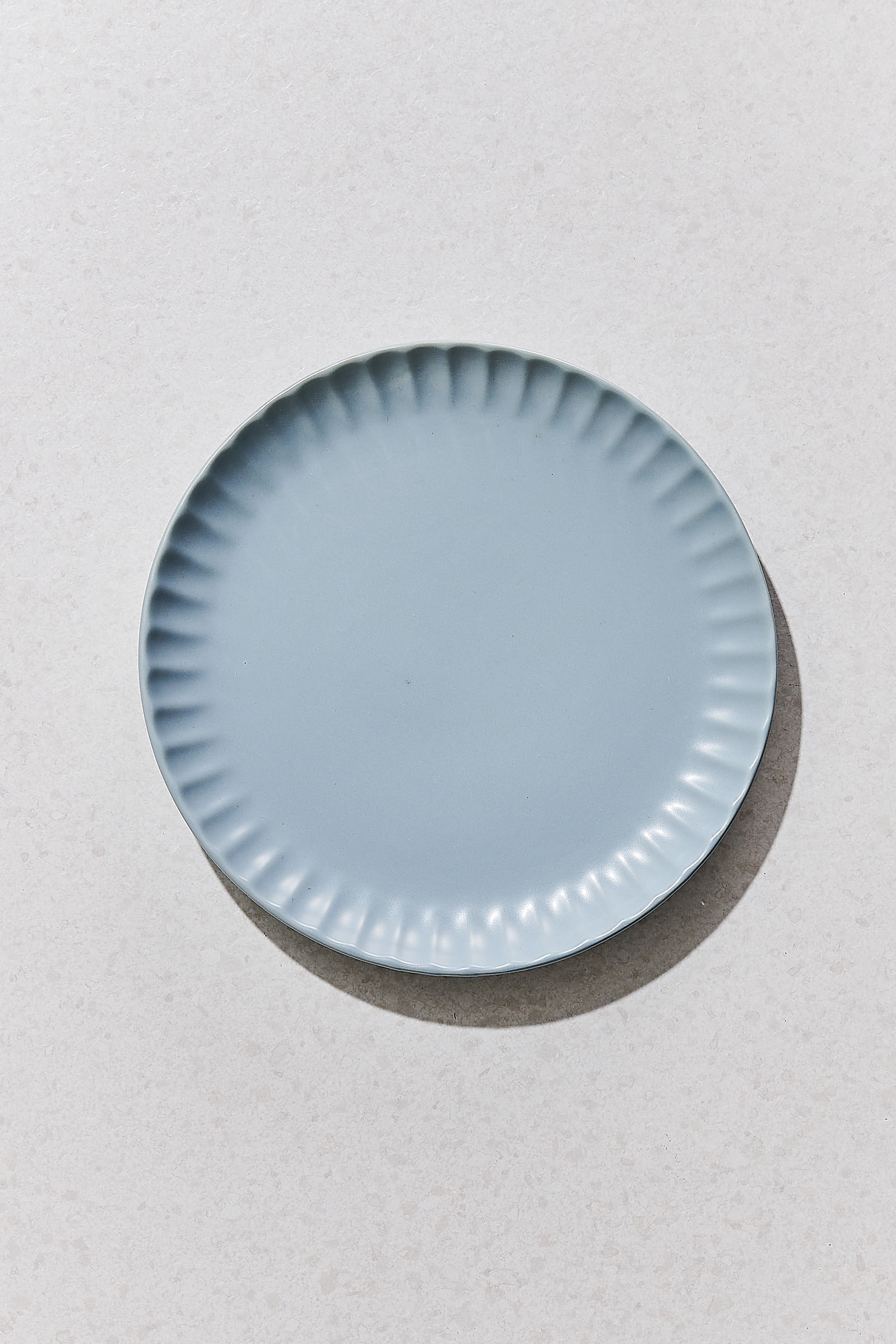 Light Blue Soft Ceramic Cake Plate