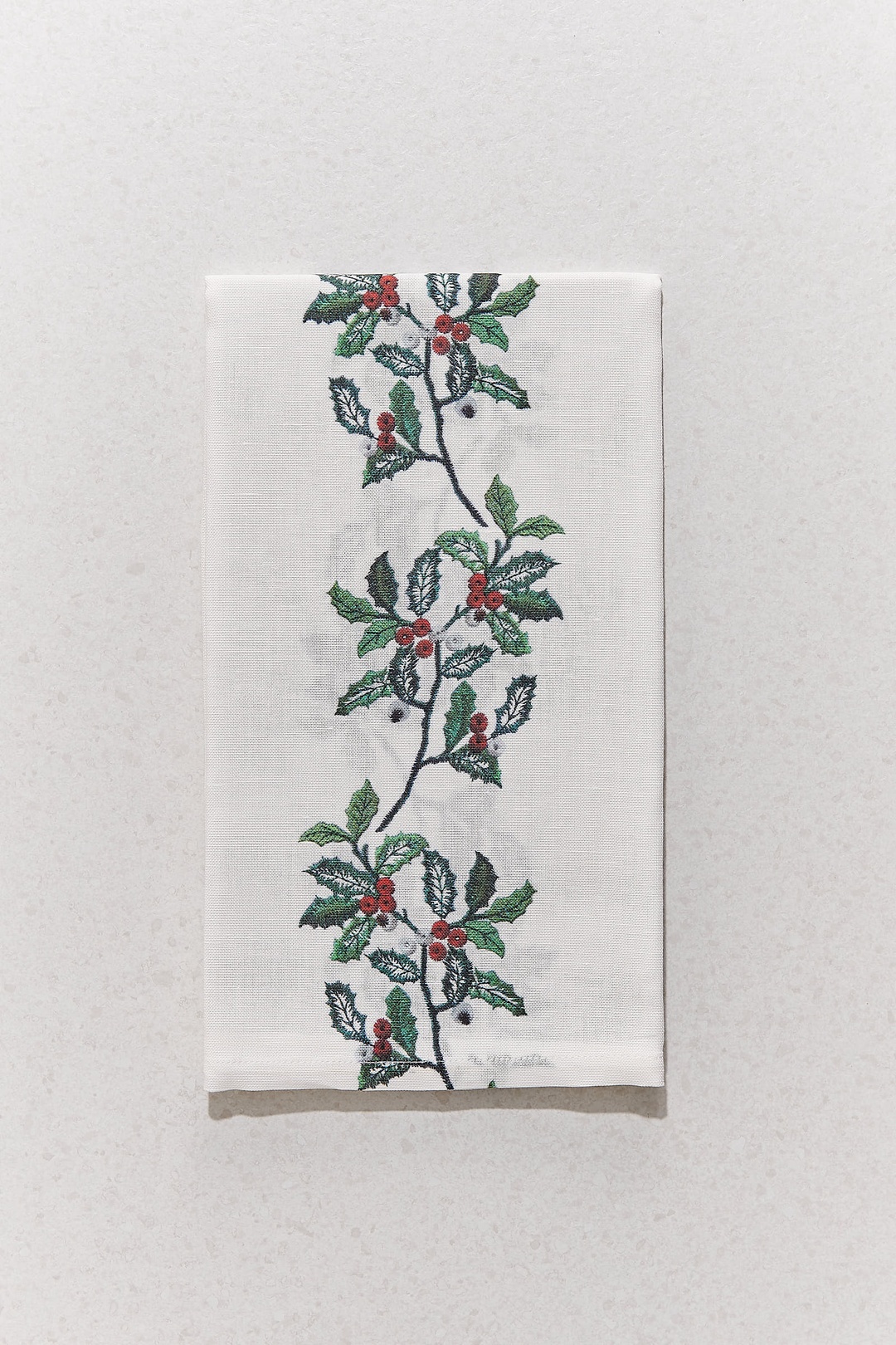 Yılbaşı Çiçeği Runner 50x150 cm Kırmızı Yeşil