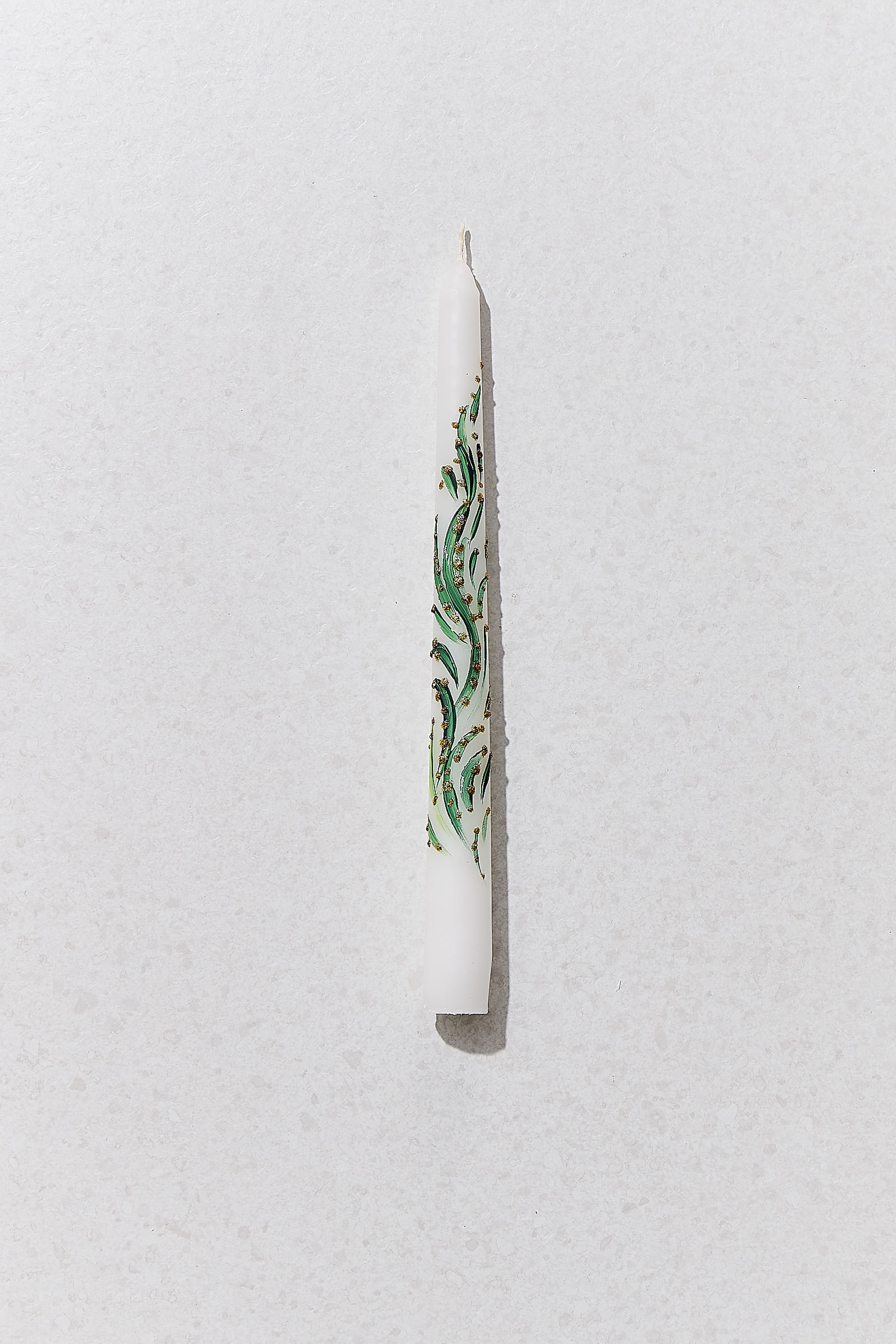 White Blue Candlestick Candle Spring