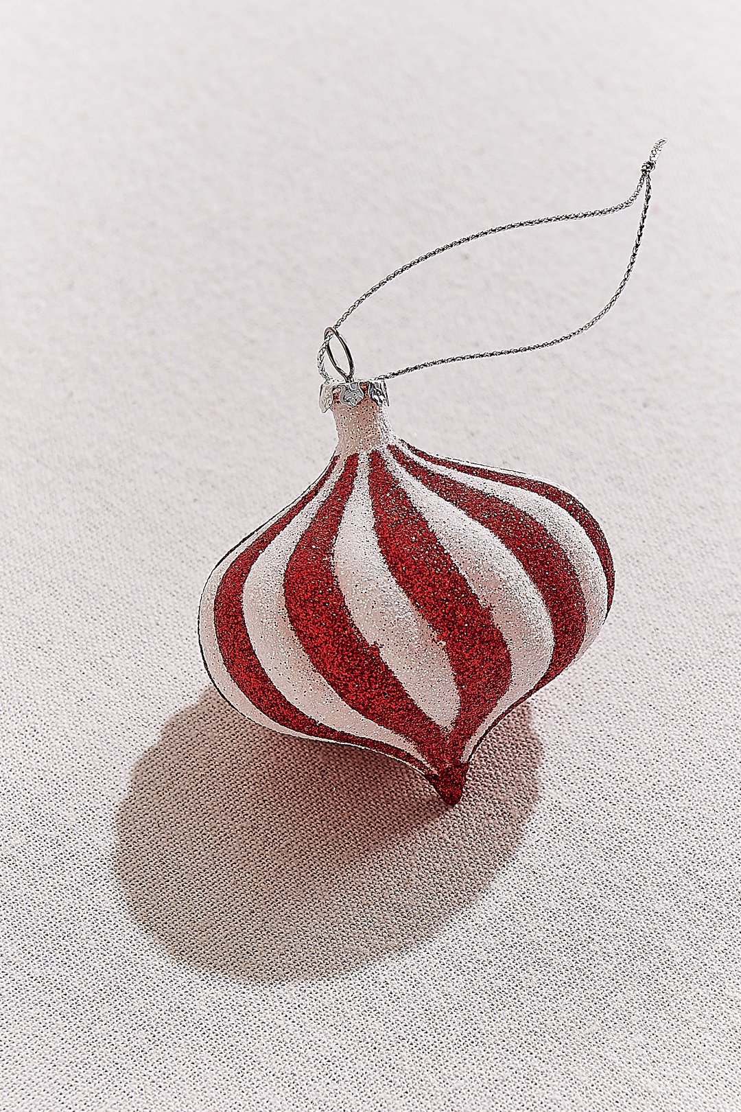 Candy Stripe Ağaç Süsü Kırmızı Beyaz