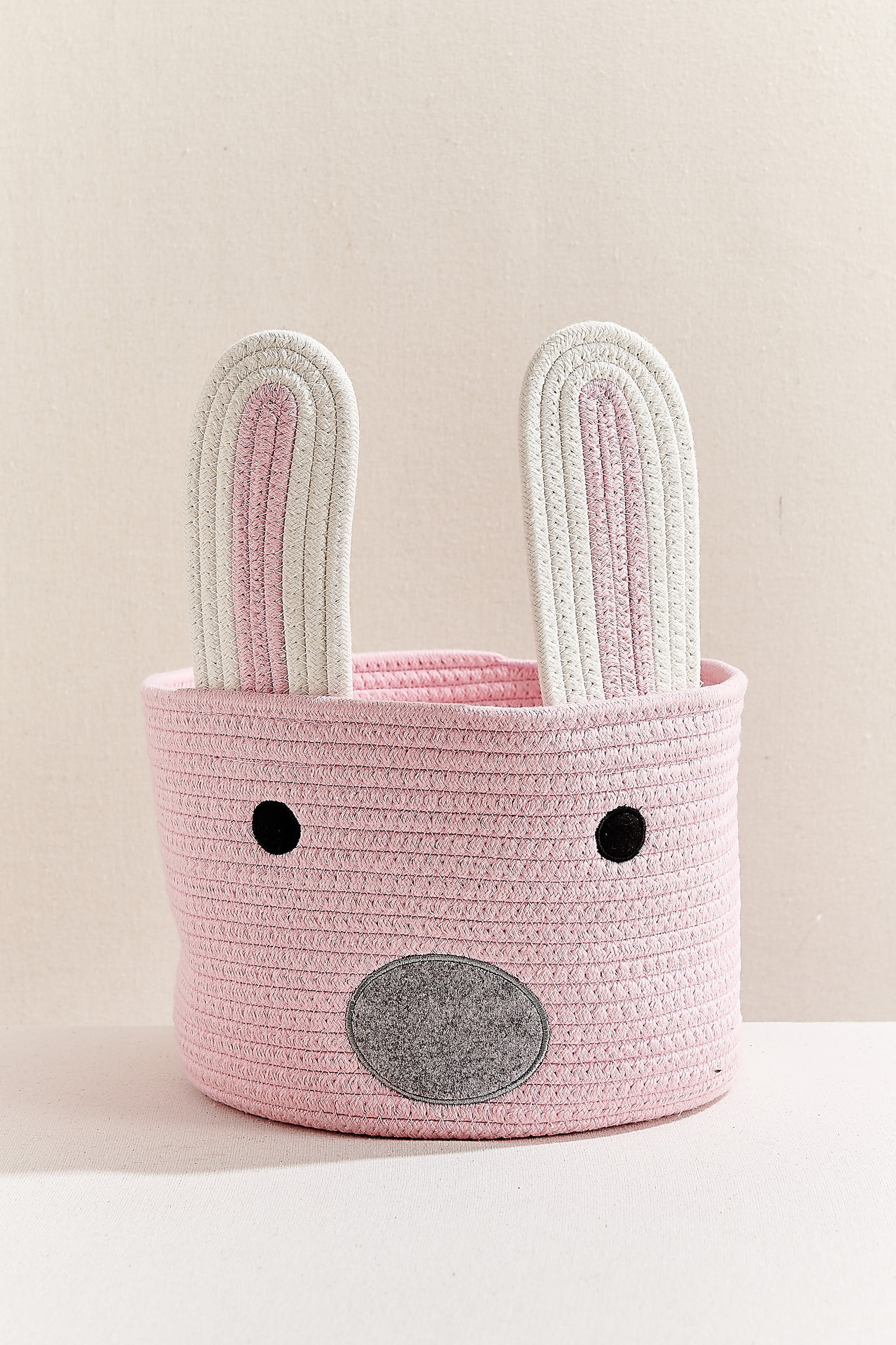Pink Rabbit Basket
