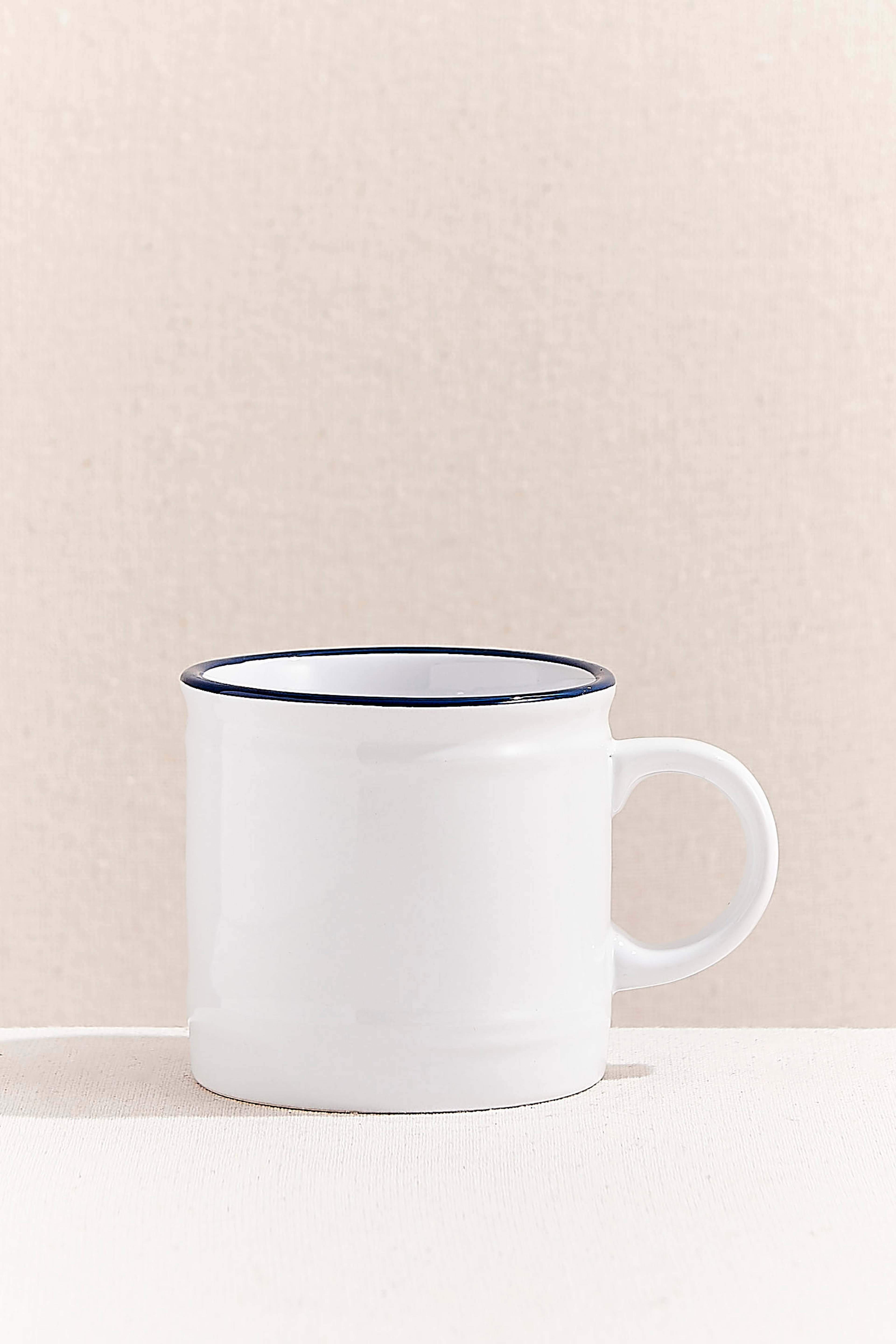 Electrum White Ceramic Mug