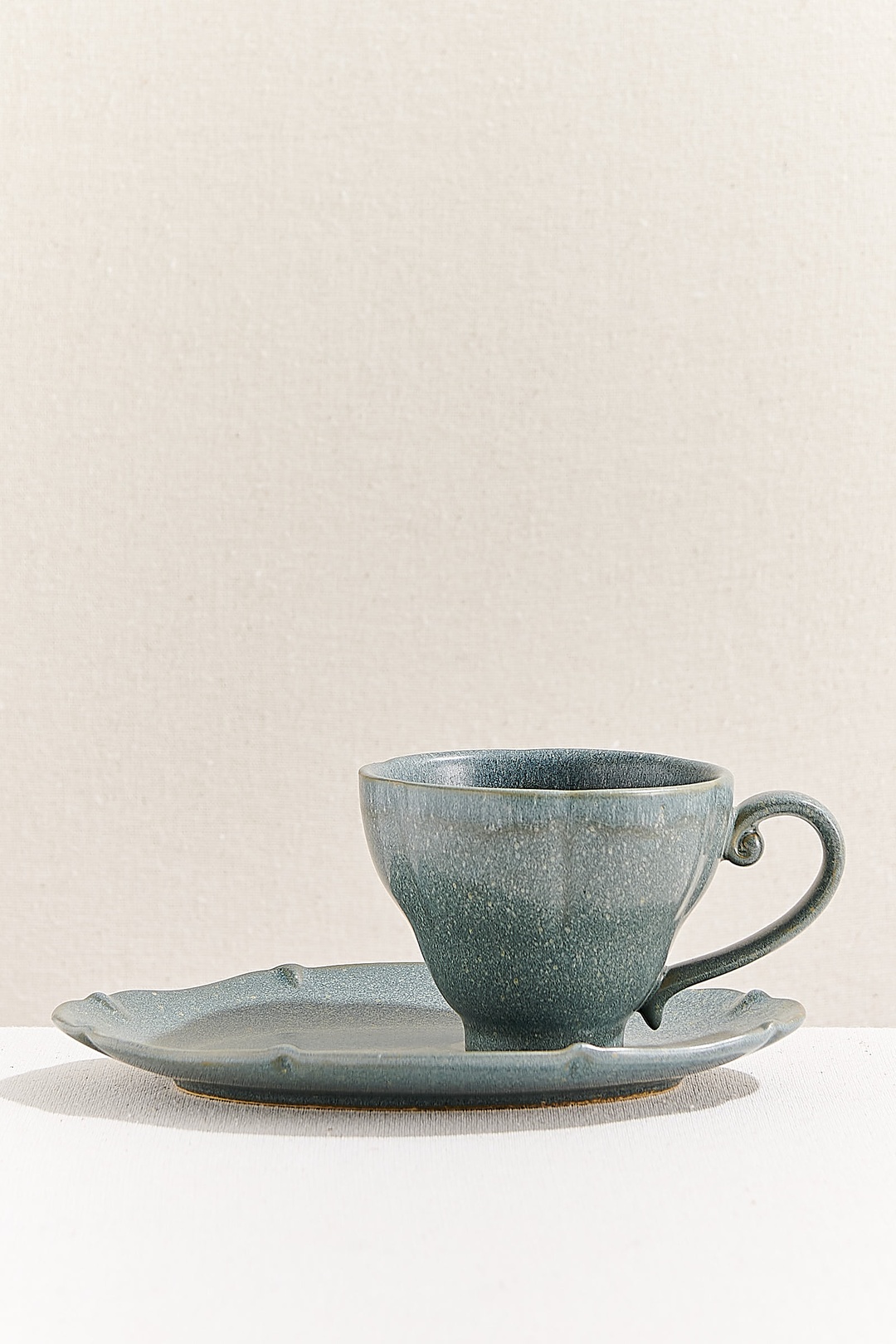 Gothic Seramik Çay Fincanı Yeşil
