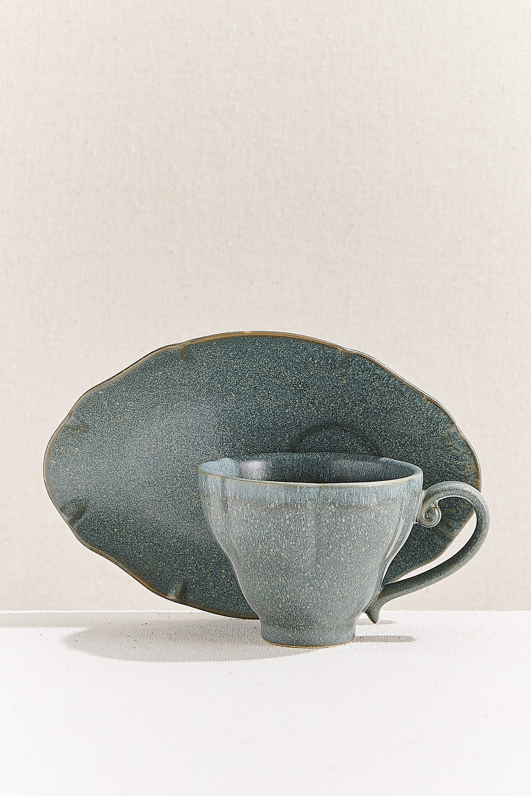 Gothic Seramik Çay Fincanı Yeşil