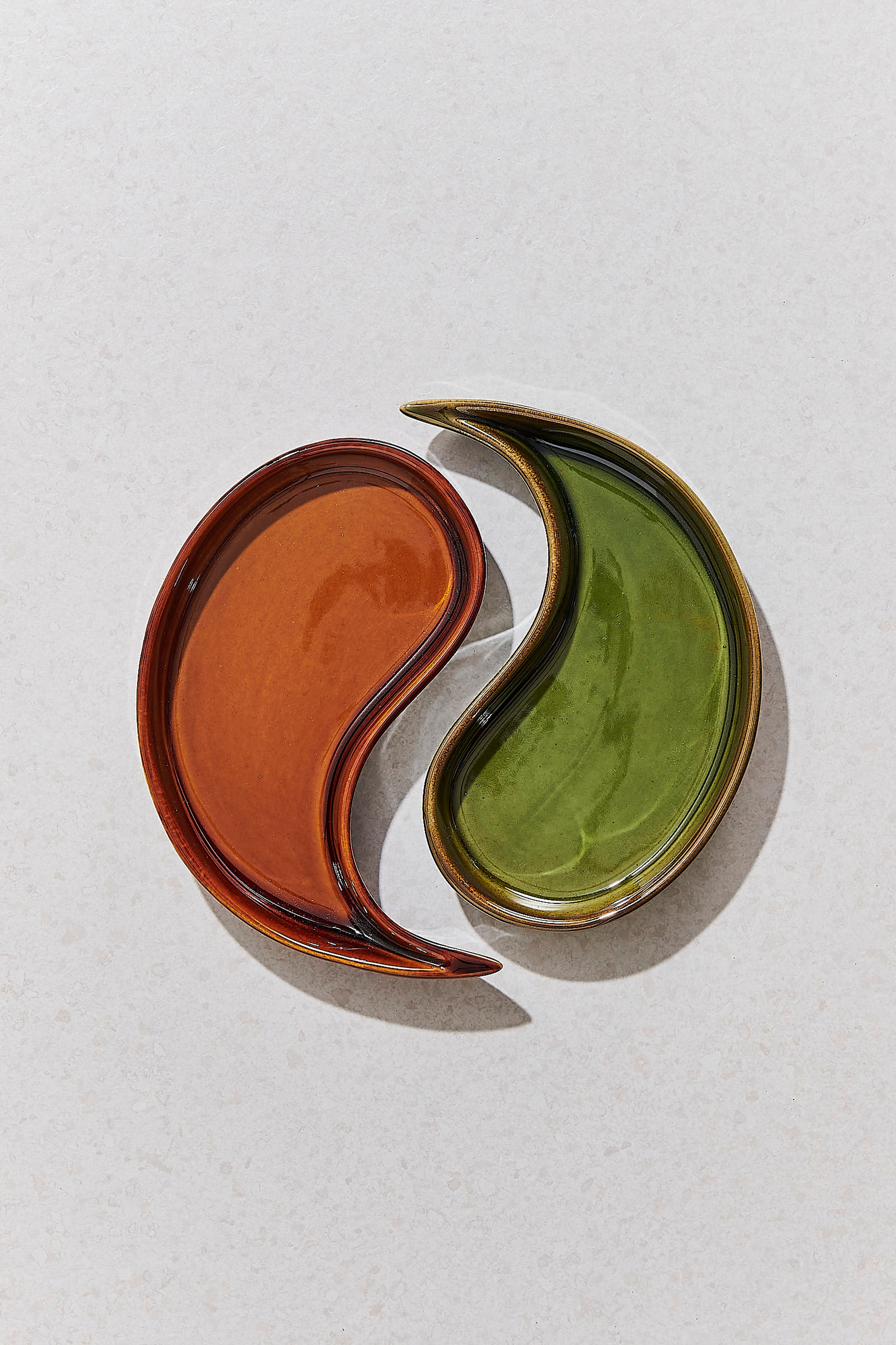 Yinyang 2 Ceramic Cookie Holder Set of 2