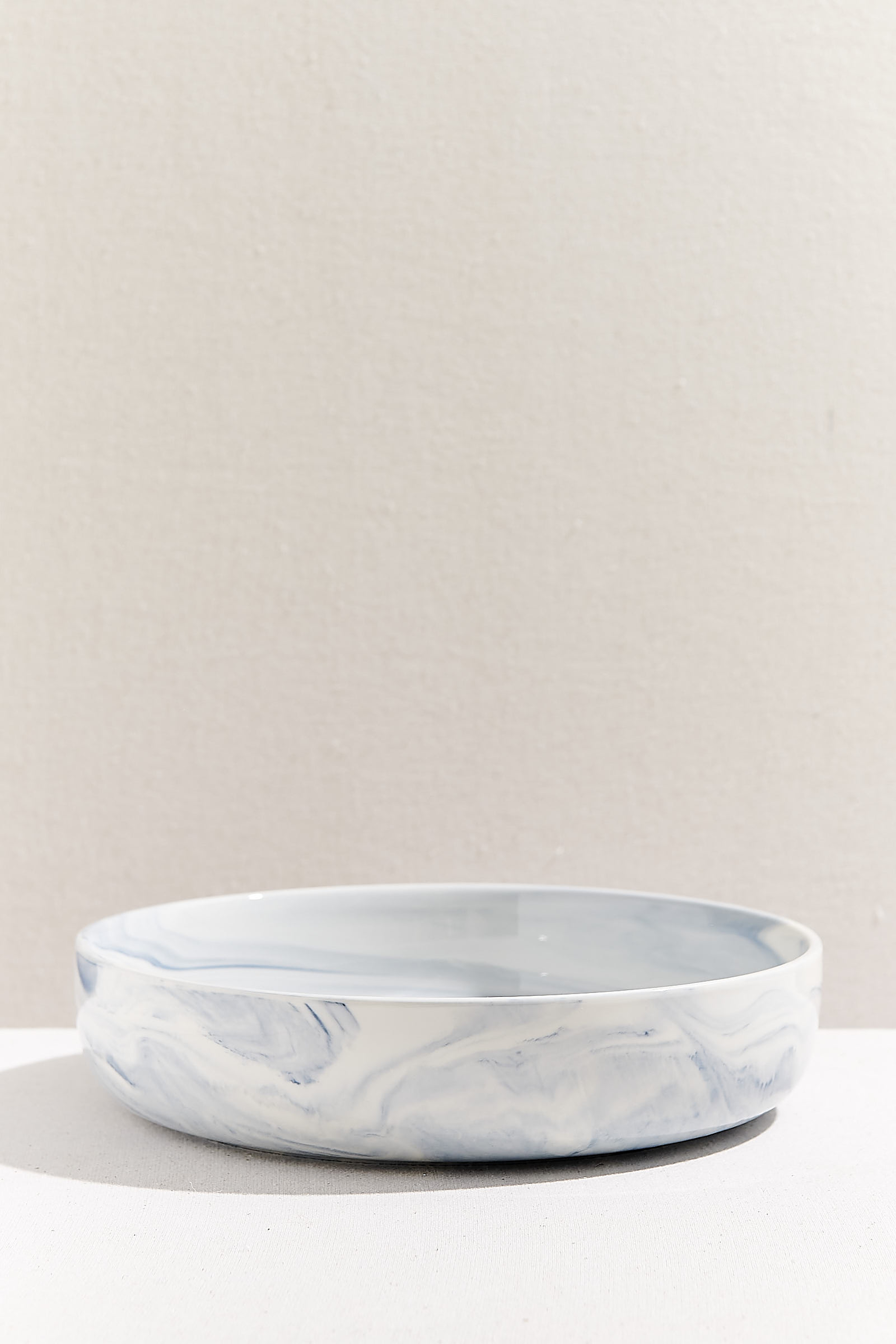 Blue Marble Porcelain Serving Bowl