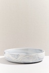 Marble Porselen Servis Kase Mavi