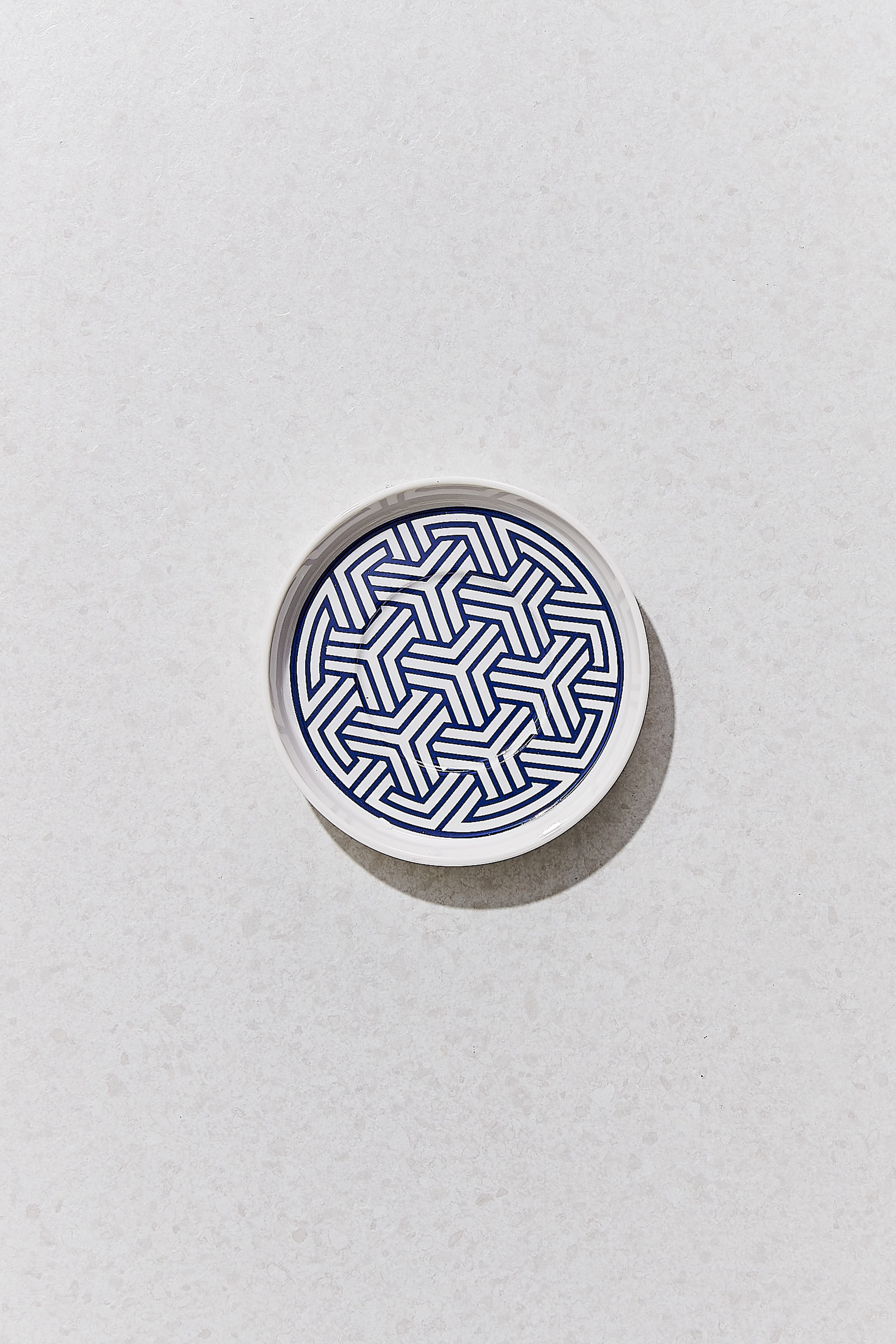 Geo Porcelain Tea Plate
