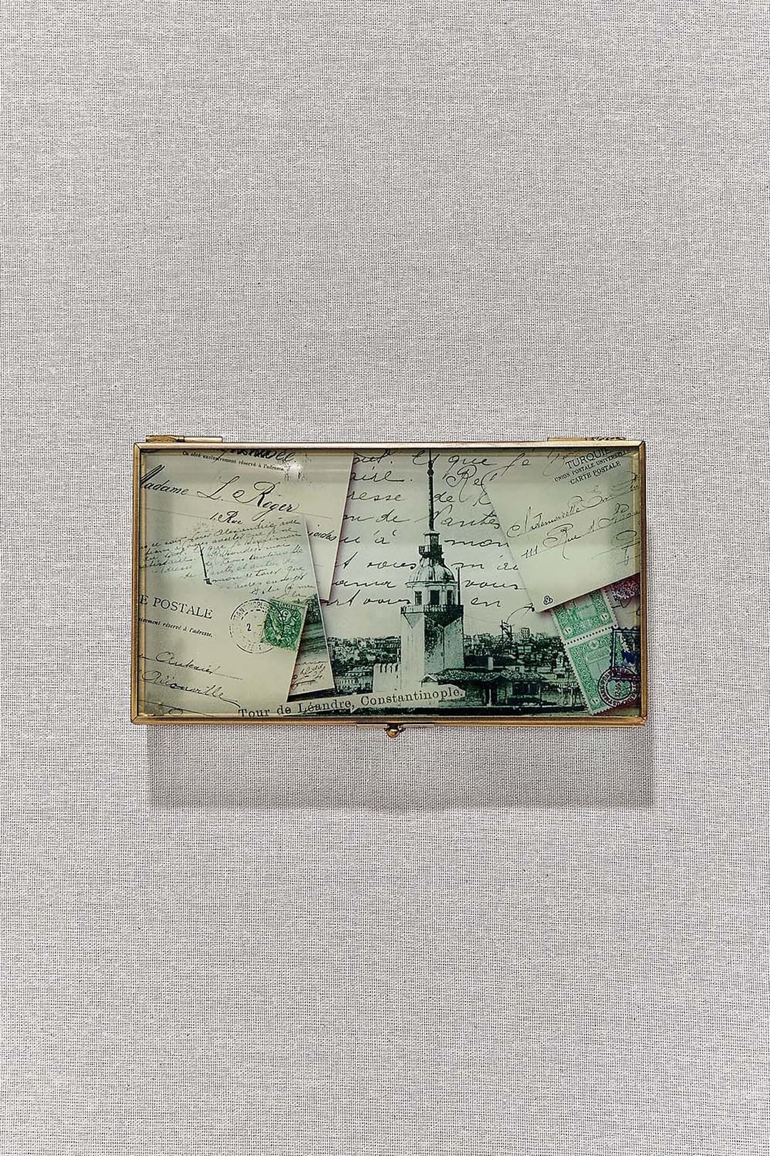 İstanbul Postcard Dekoratif Kutu 20x11 cm