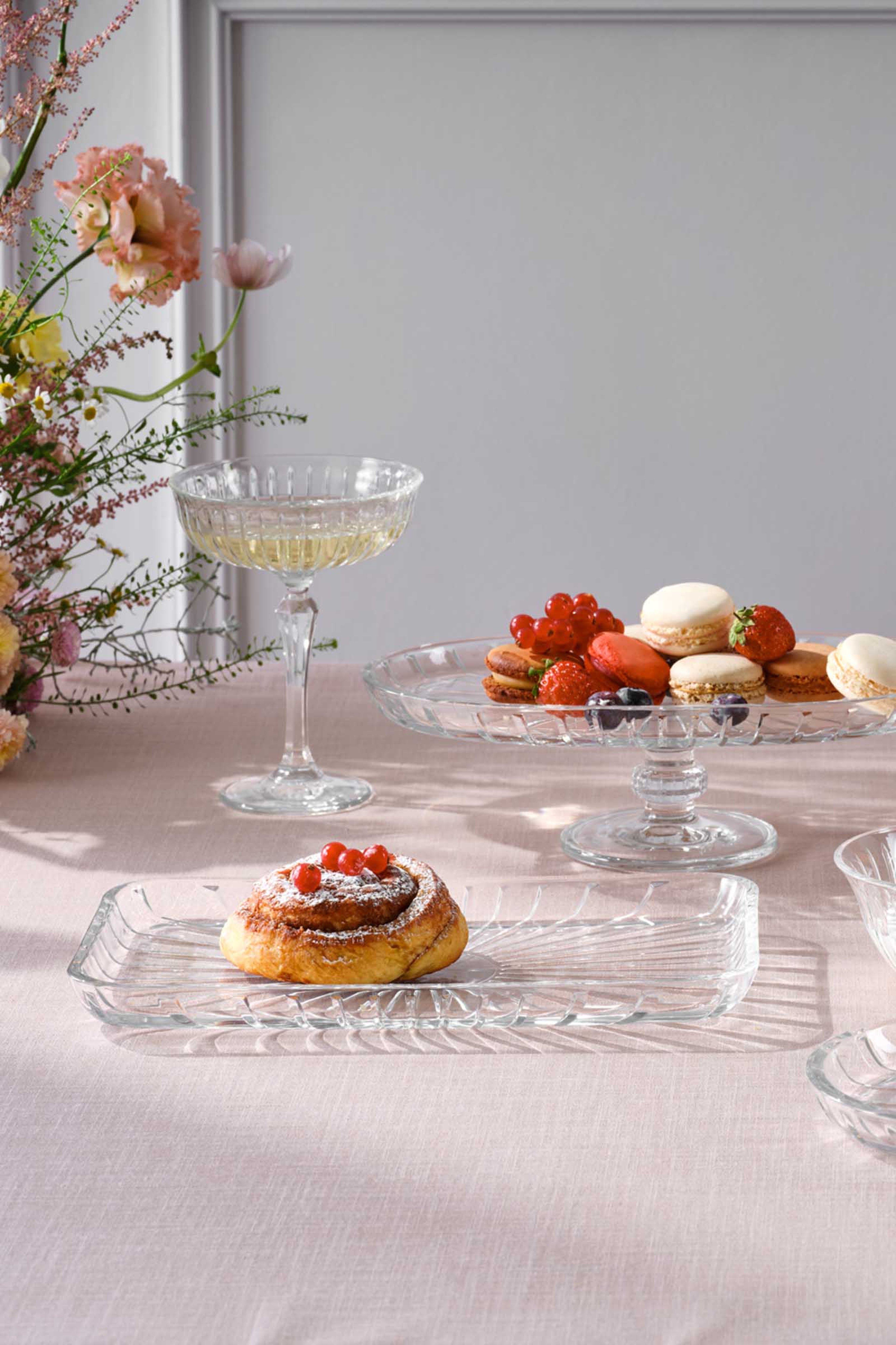 2'li Elegant Dikdörtgen Servis Tabağı