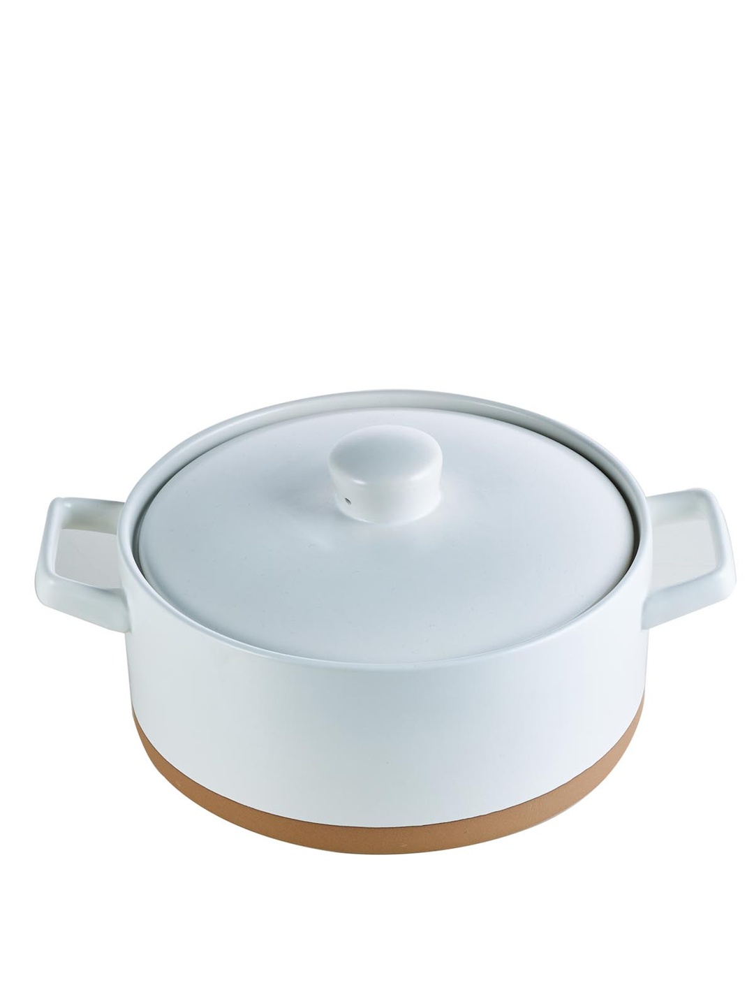 Norge Seramik Servis Tencere 27 cm Beyaz