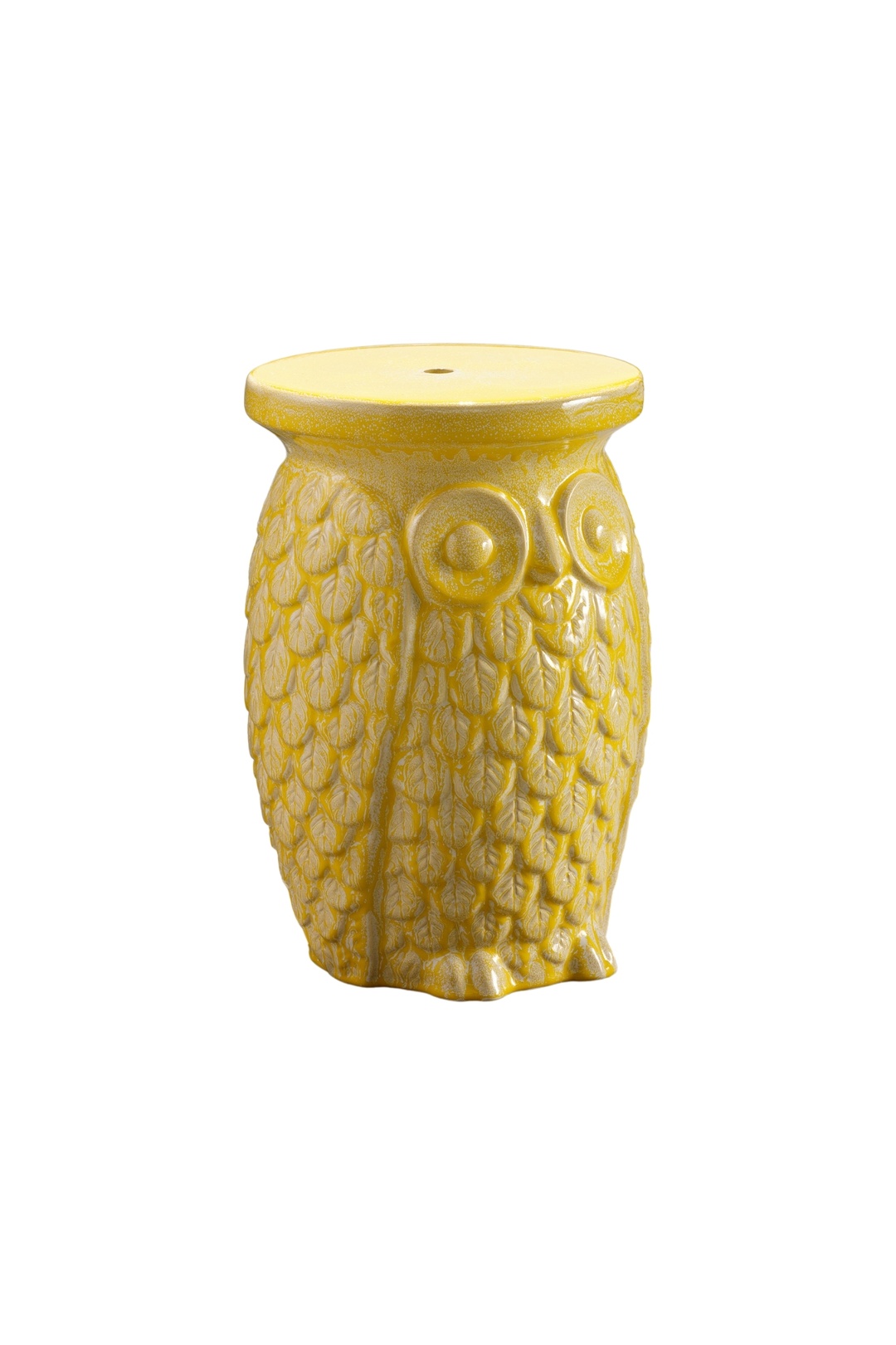Owl Seramik Tabure Sarı