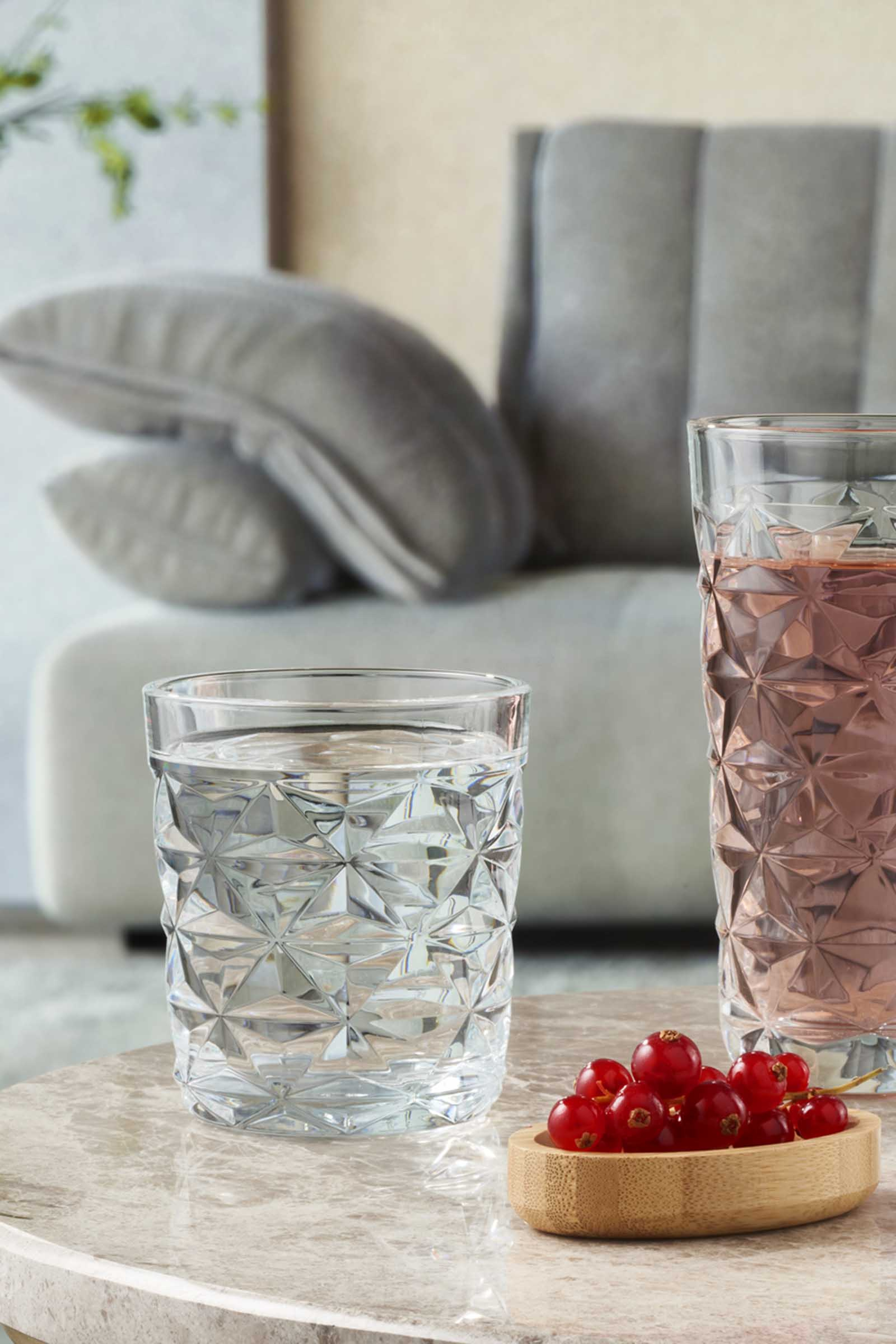 Lot De 6 Assiettes Plates Pasabahce Estrella - Verre Transparent 28 Cm - NEUVES