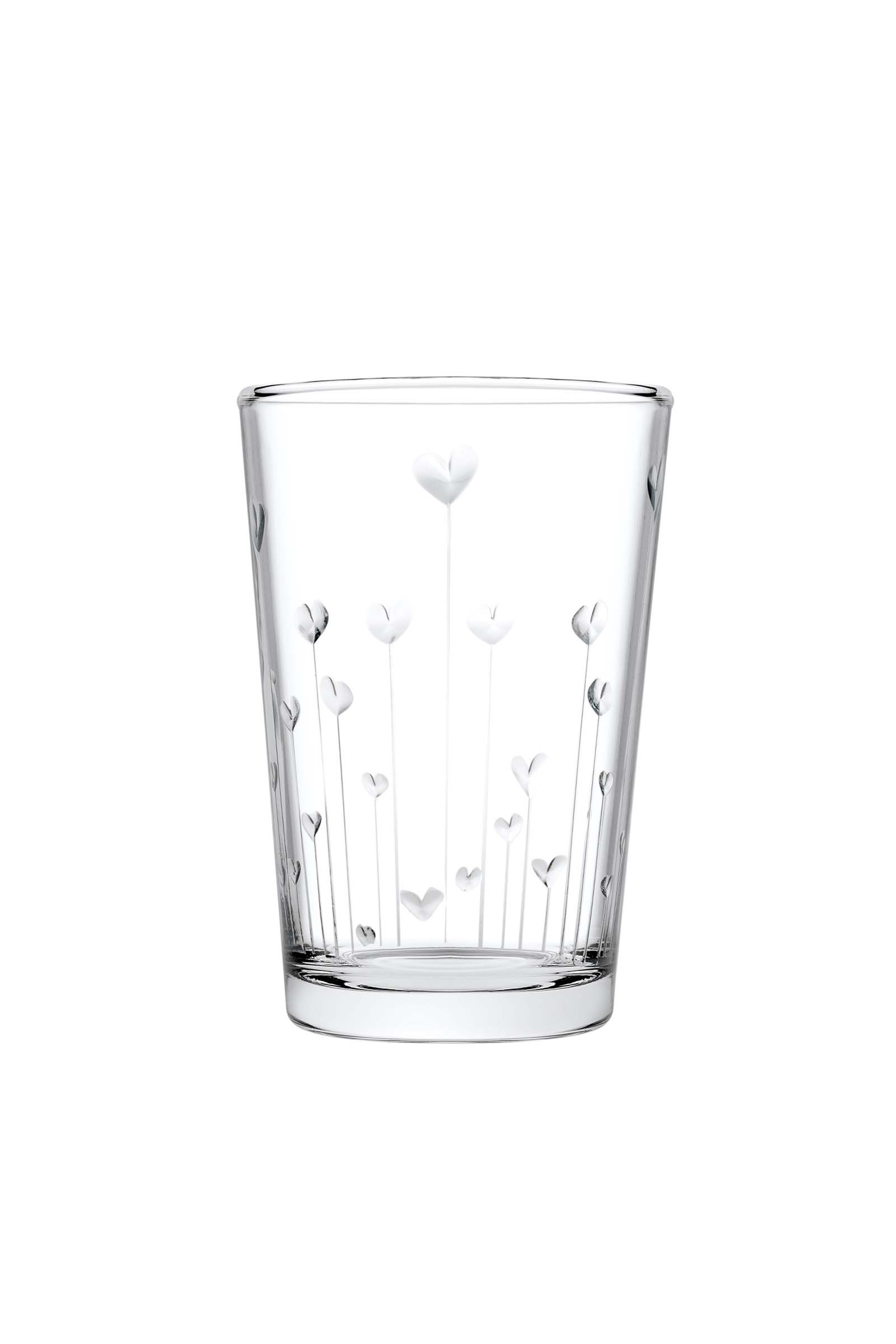 Heartbeat Water Glass 215 ml