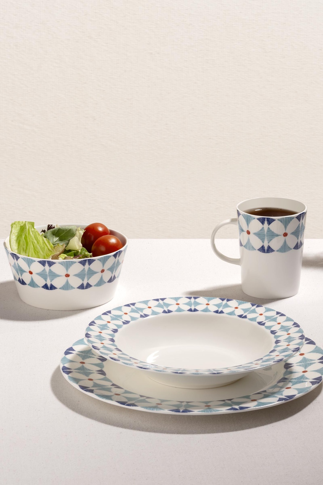 Alaçatı Porselen Servis Kase