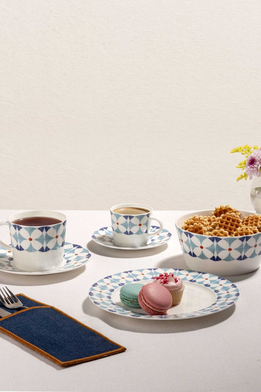 Alaçatı Porselen Pasta Tabağı