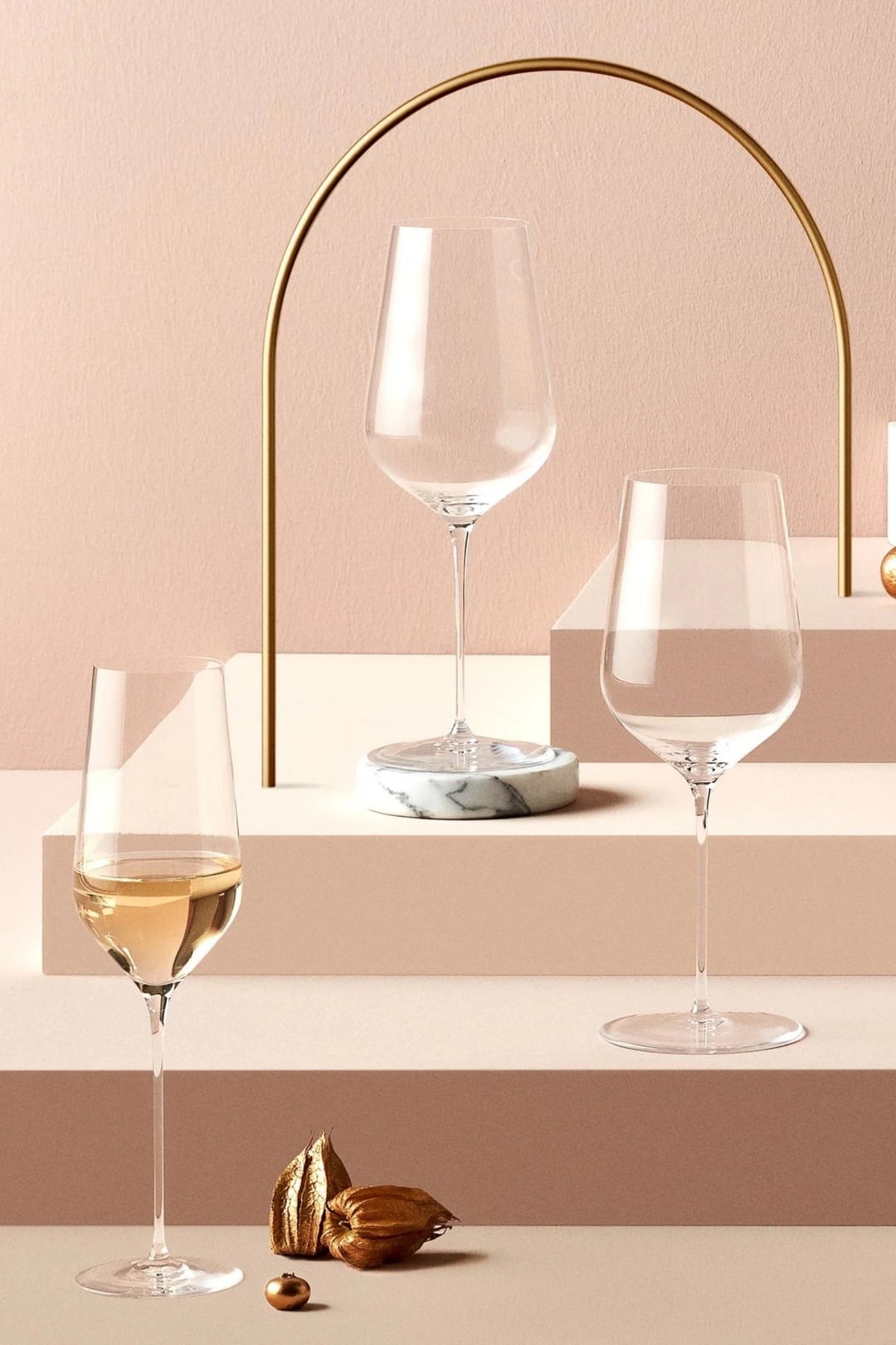 Nude Stem Zero Trio Beyaz Şarap Kadehi