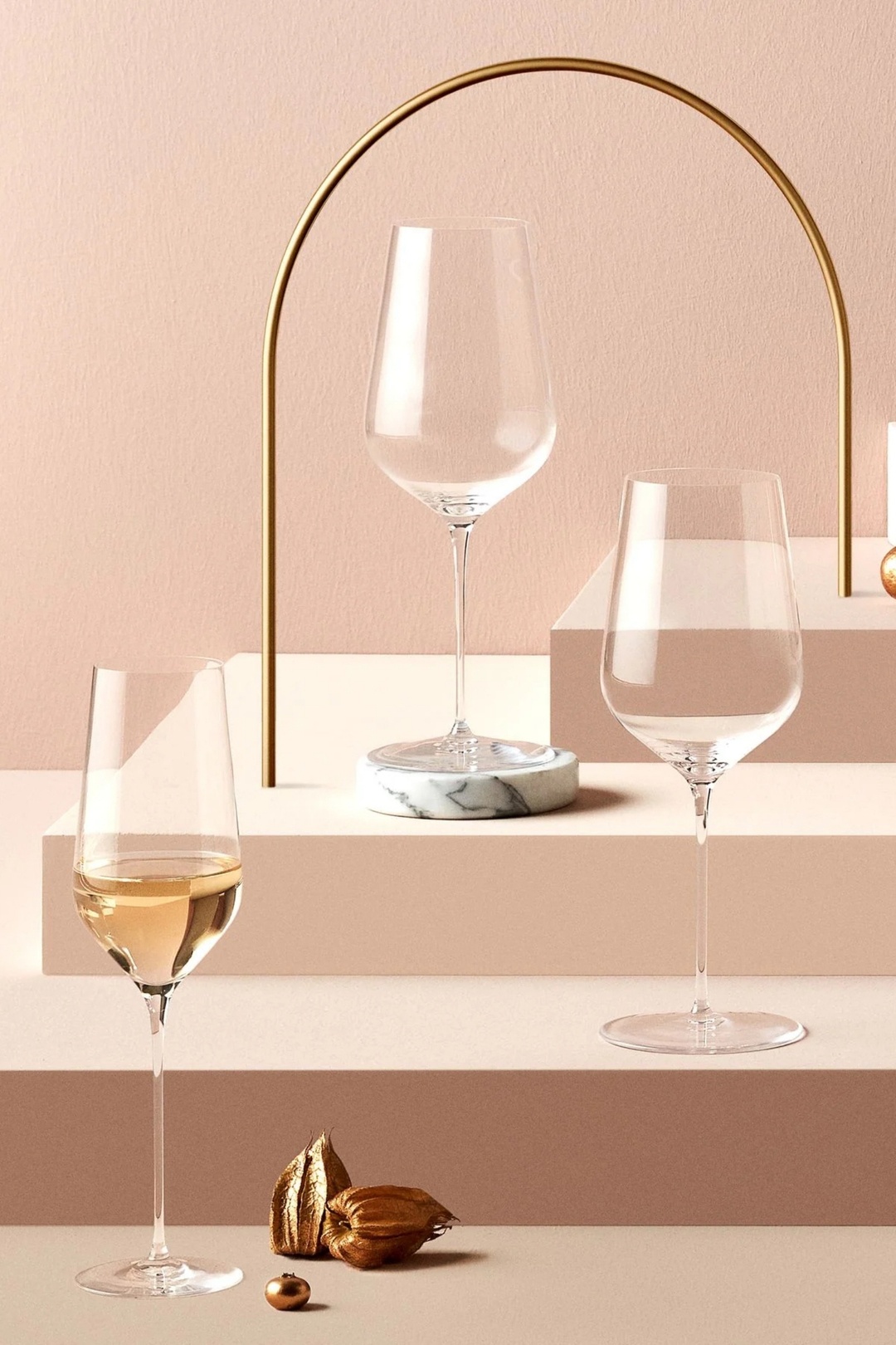 Nude Stem Zero Trio Beyaz Şarap Kadehi