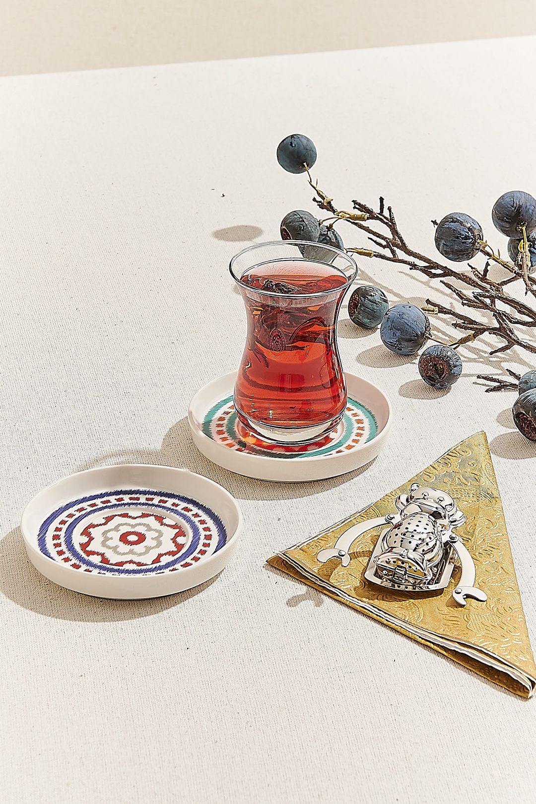 Petal Porselen Çay Tabağı No:1