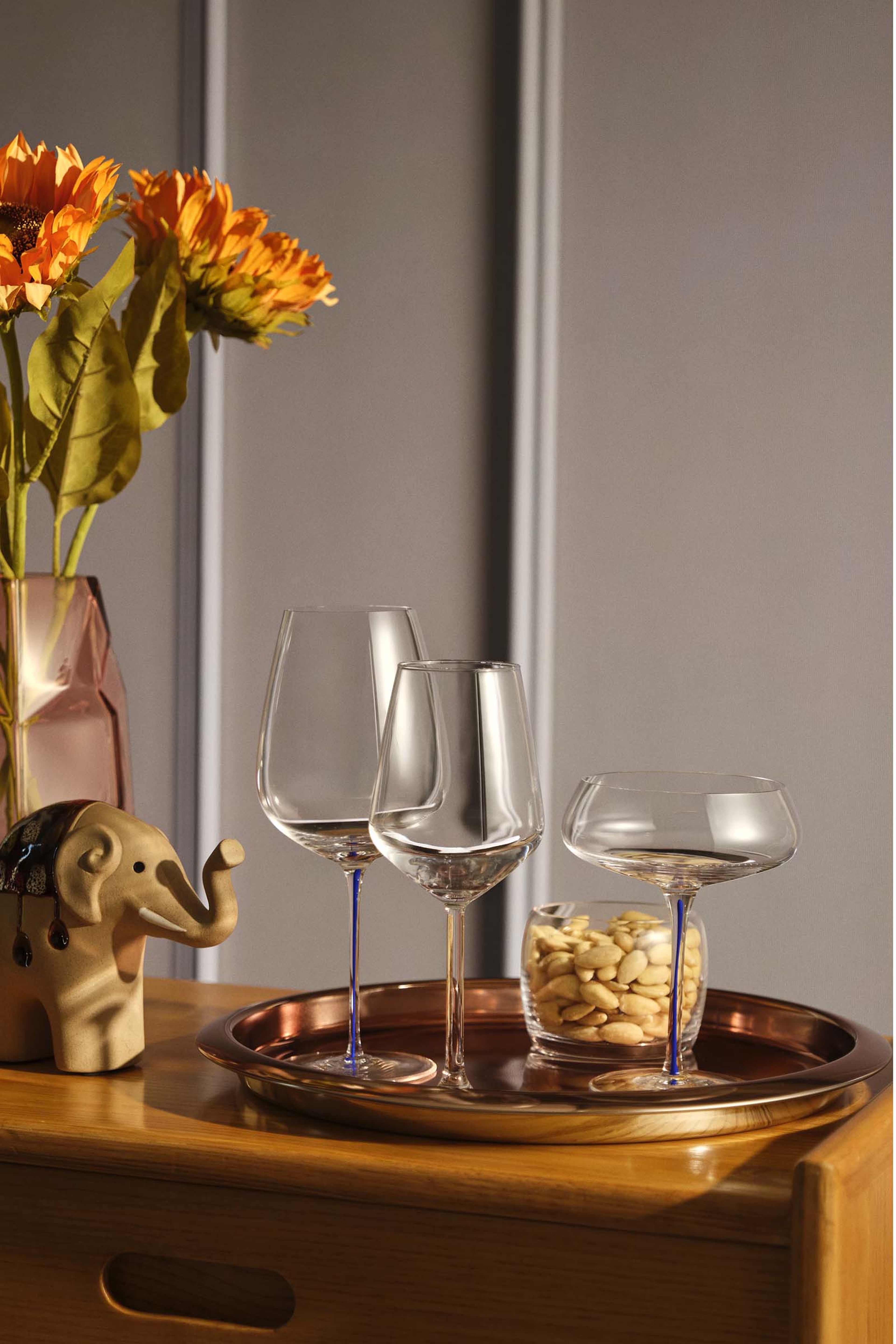 Ombre Metal Tray