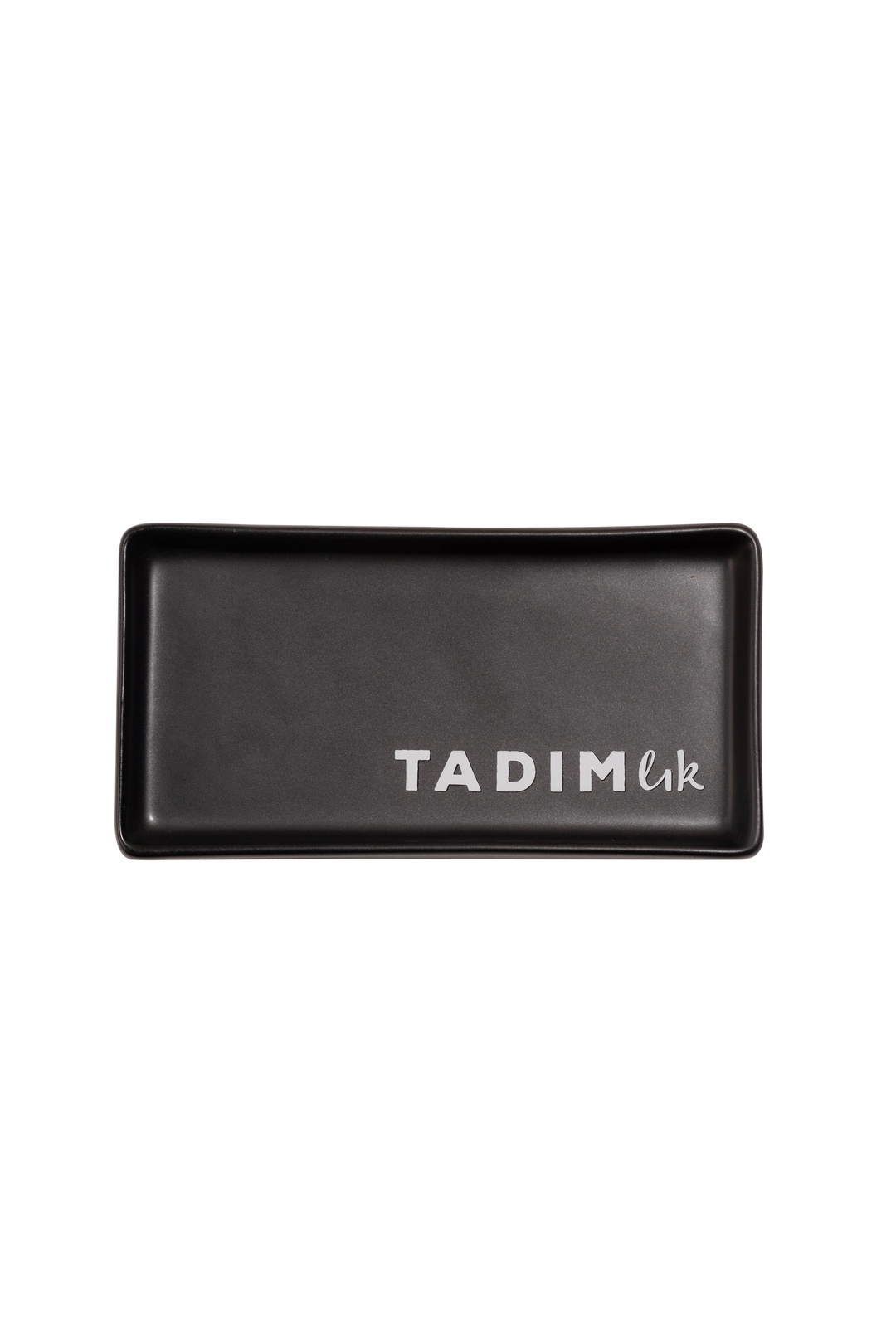 Tadımlık Seramik Servis Tabağı Siyah