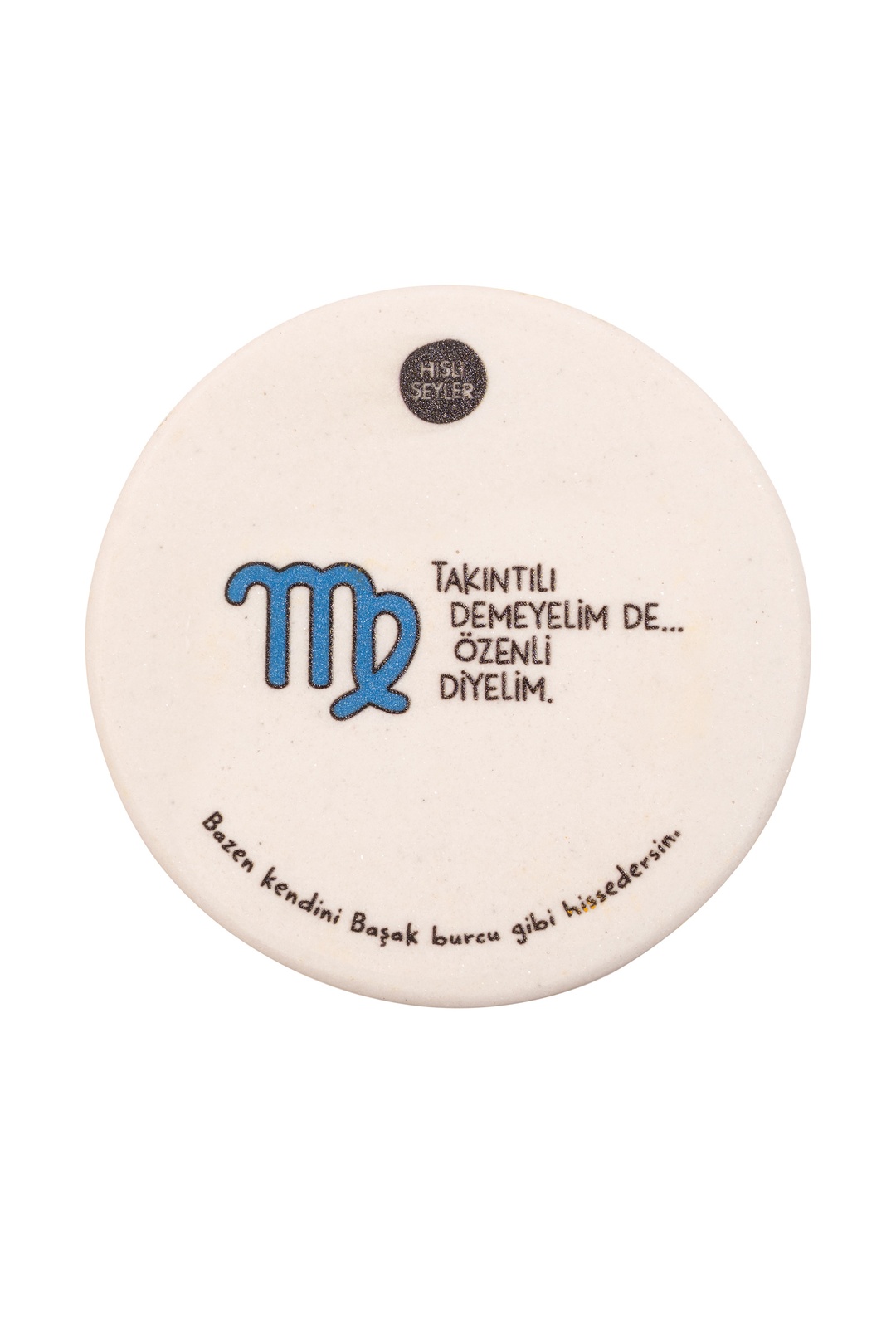 Hisli Şeyler Başak Burcu Bardak Altlığı