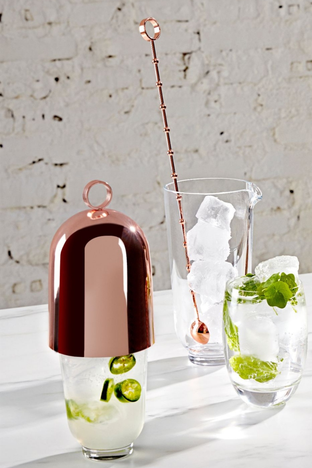Nude Hepburn Metal Aksesuarlı Shaker