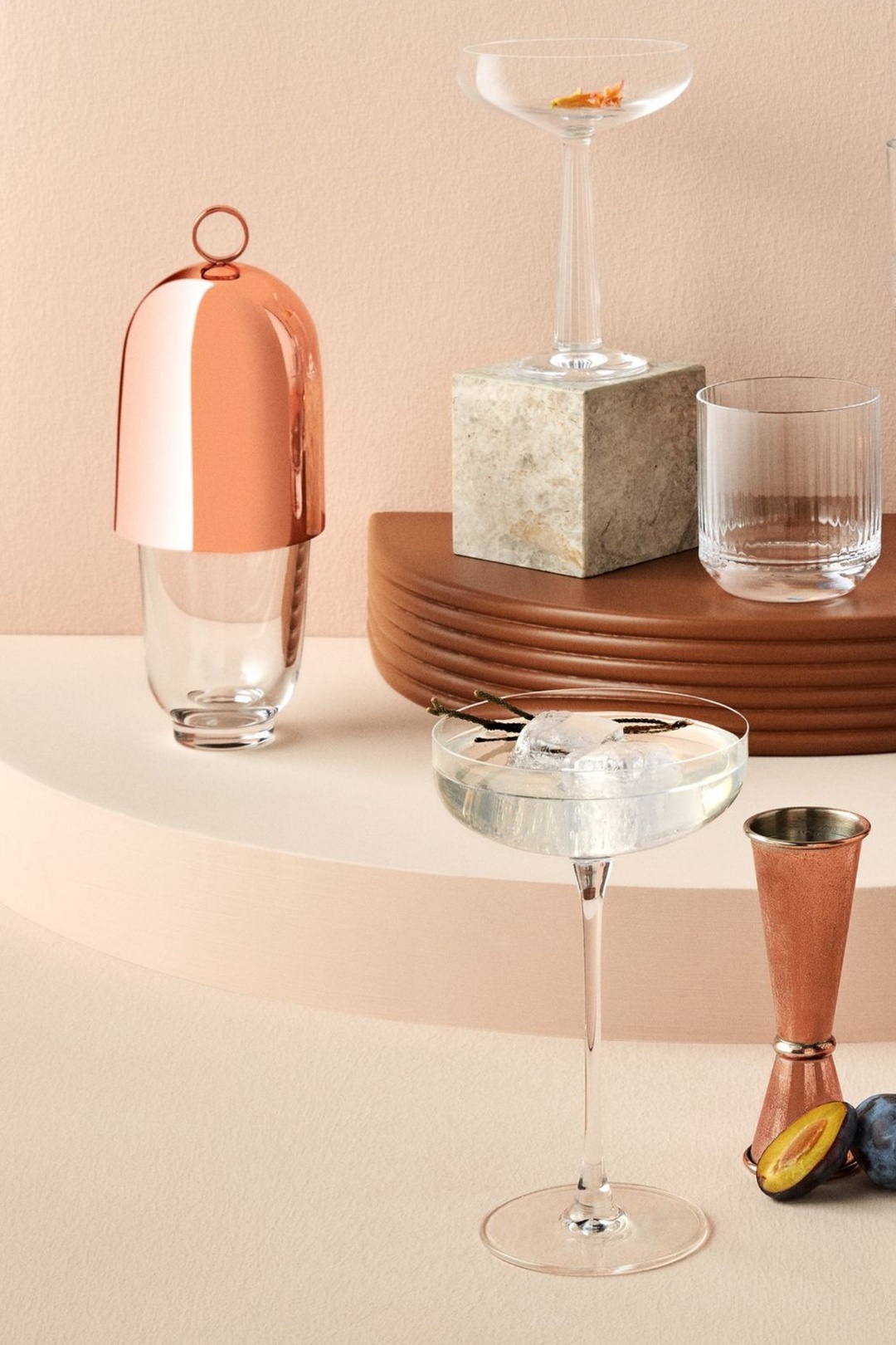 Nude Hepburn Metal Aksesuarlı Shaker