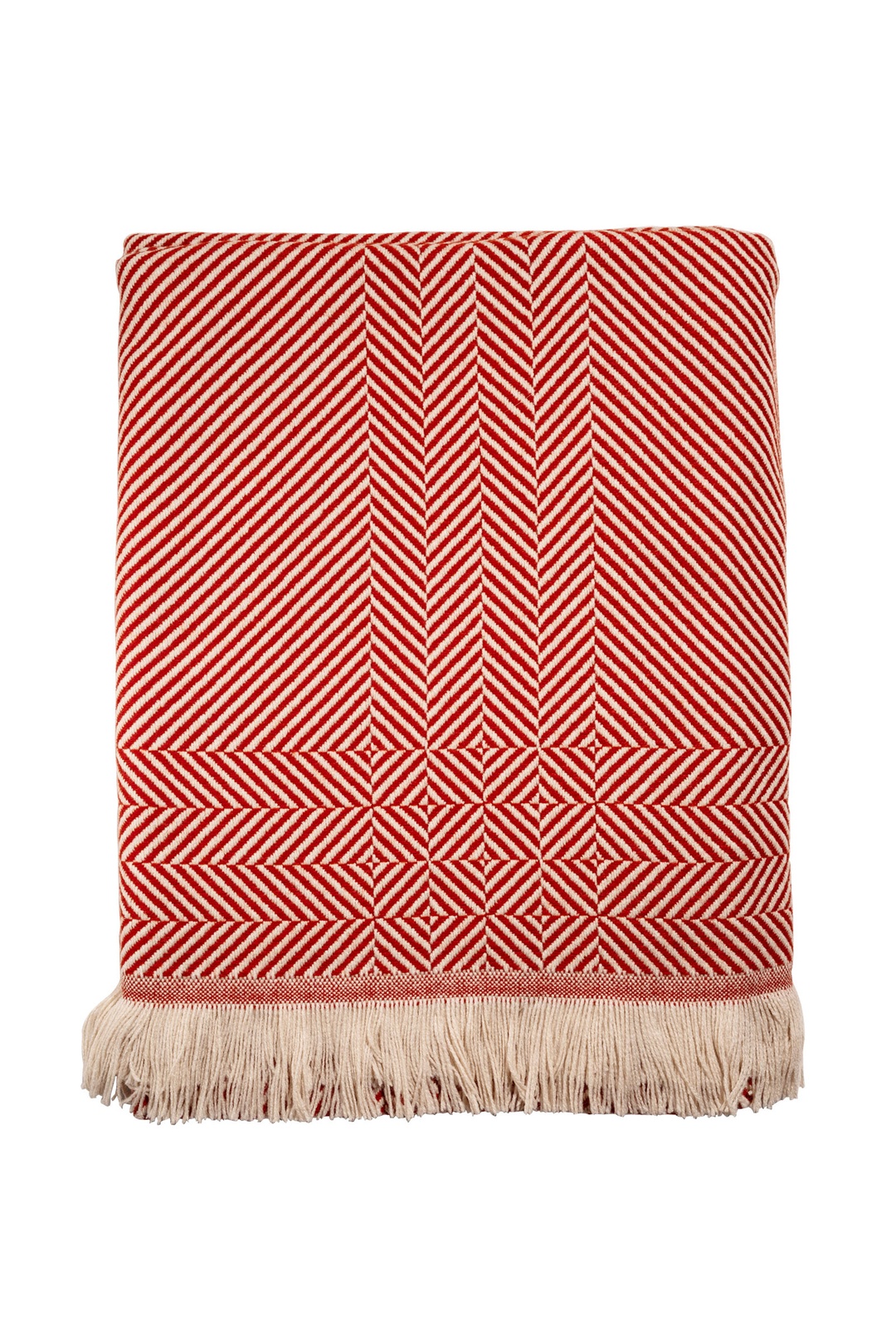 Çizgi Throw Kiremit 140 x 170 cm