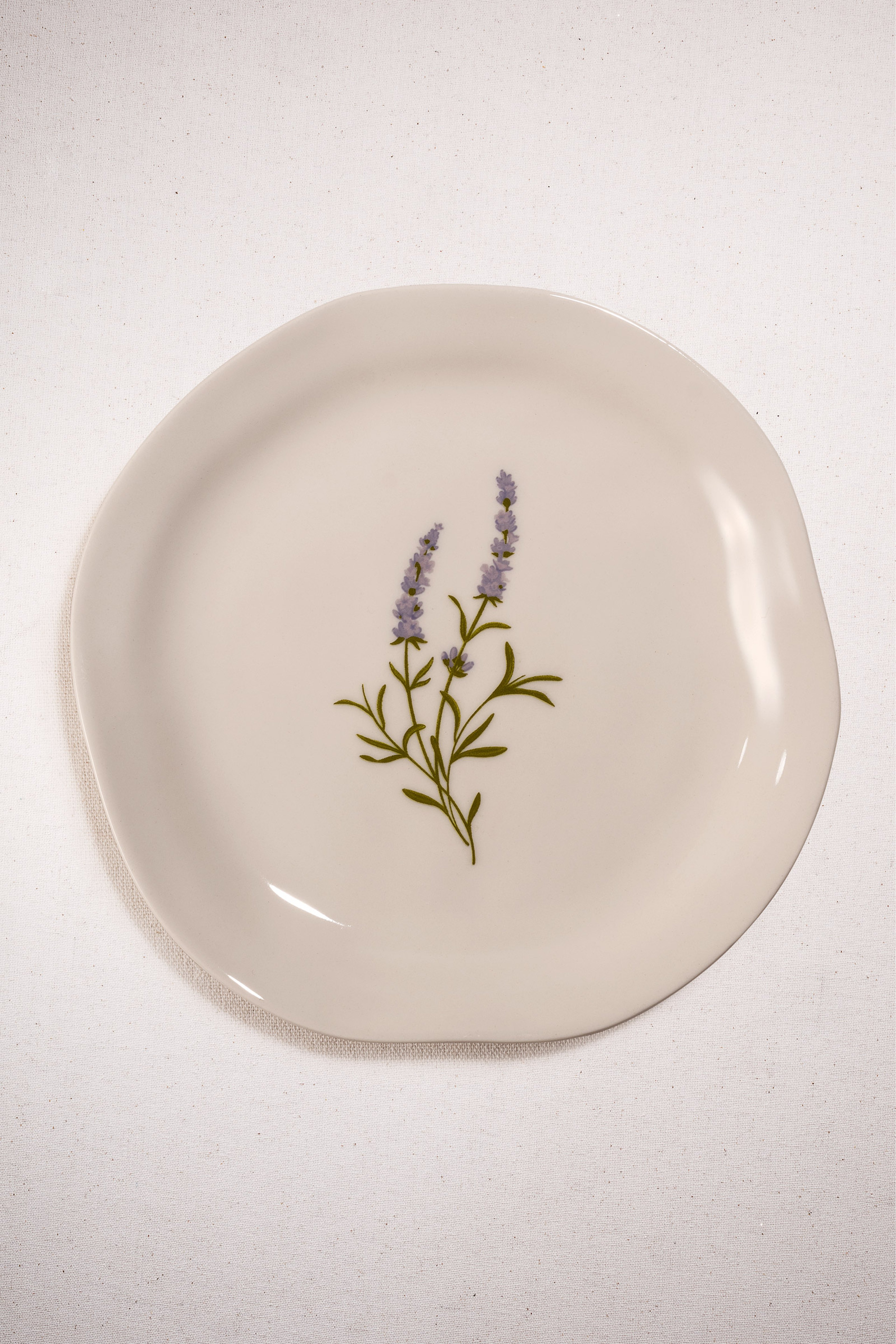Lavander Seramik Pasta Tabaği