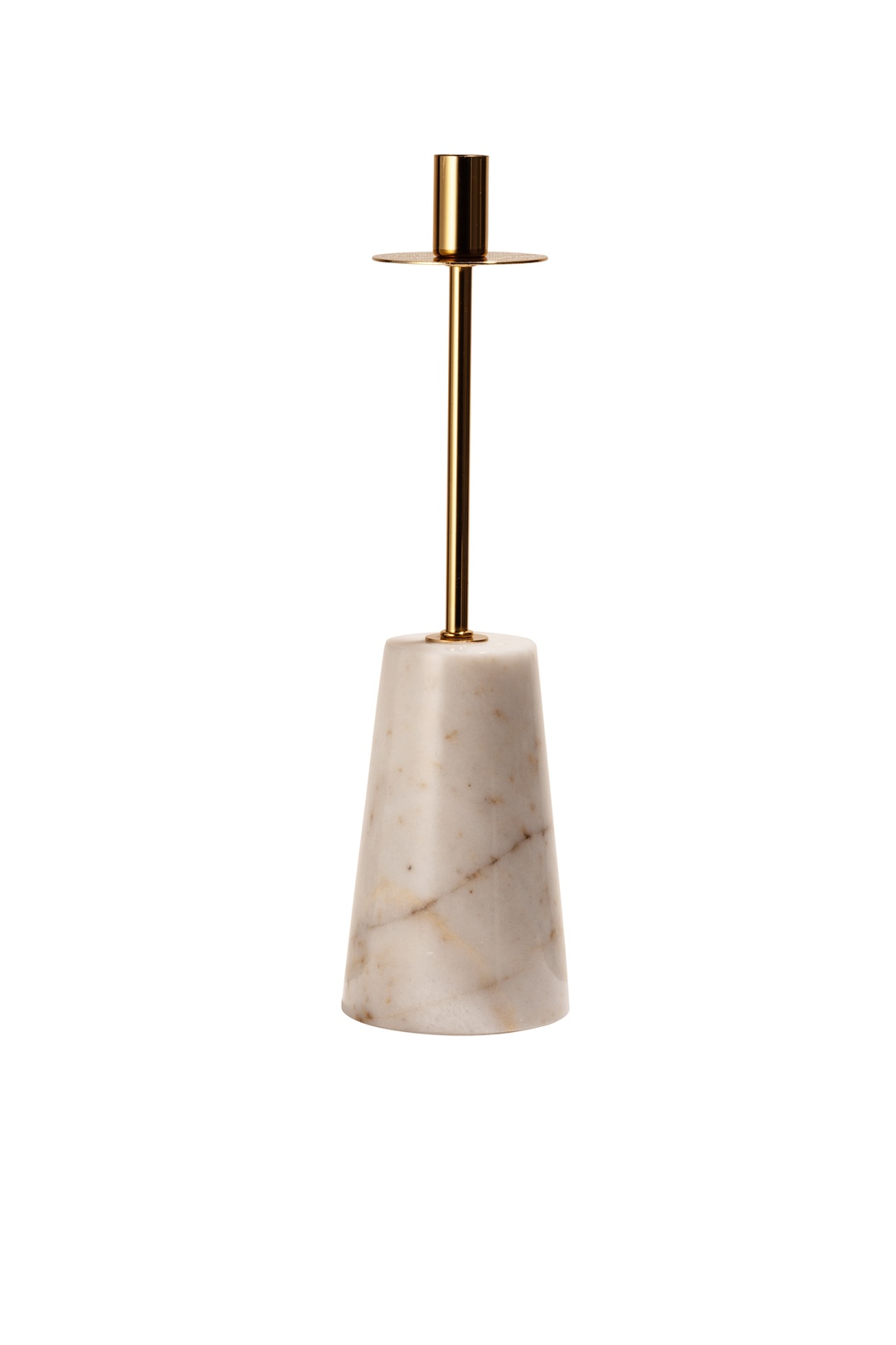 Mermer Şamdan Mumluk L 37 Cm