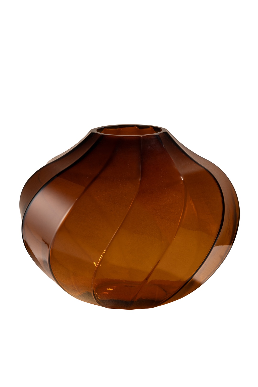 Burgulu Vazo  Amber 24 cm