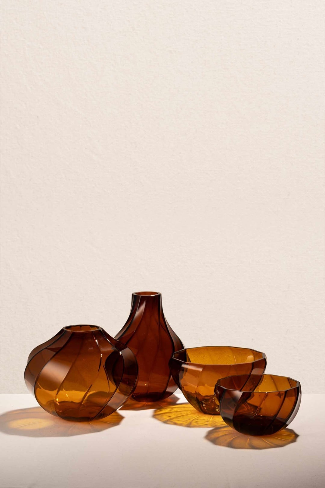 Burgulu Vazo Amber 30 cm
