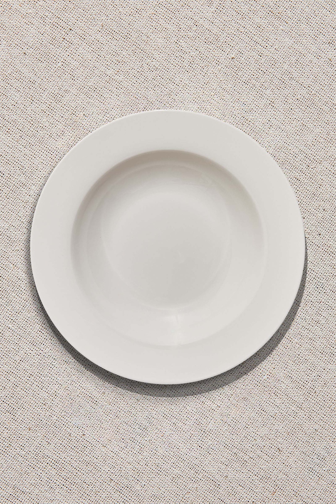 Blank 2 Beyaz Porselen Çukur Tabak