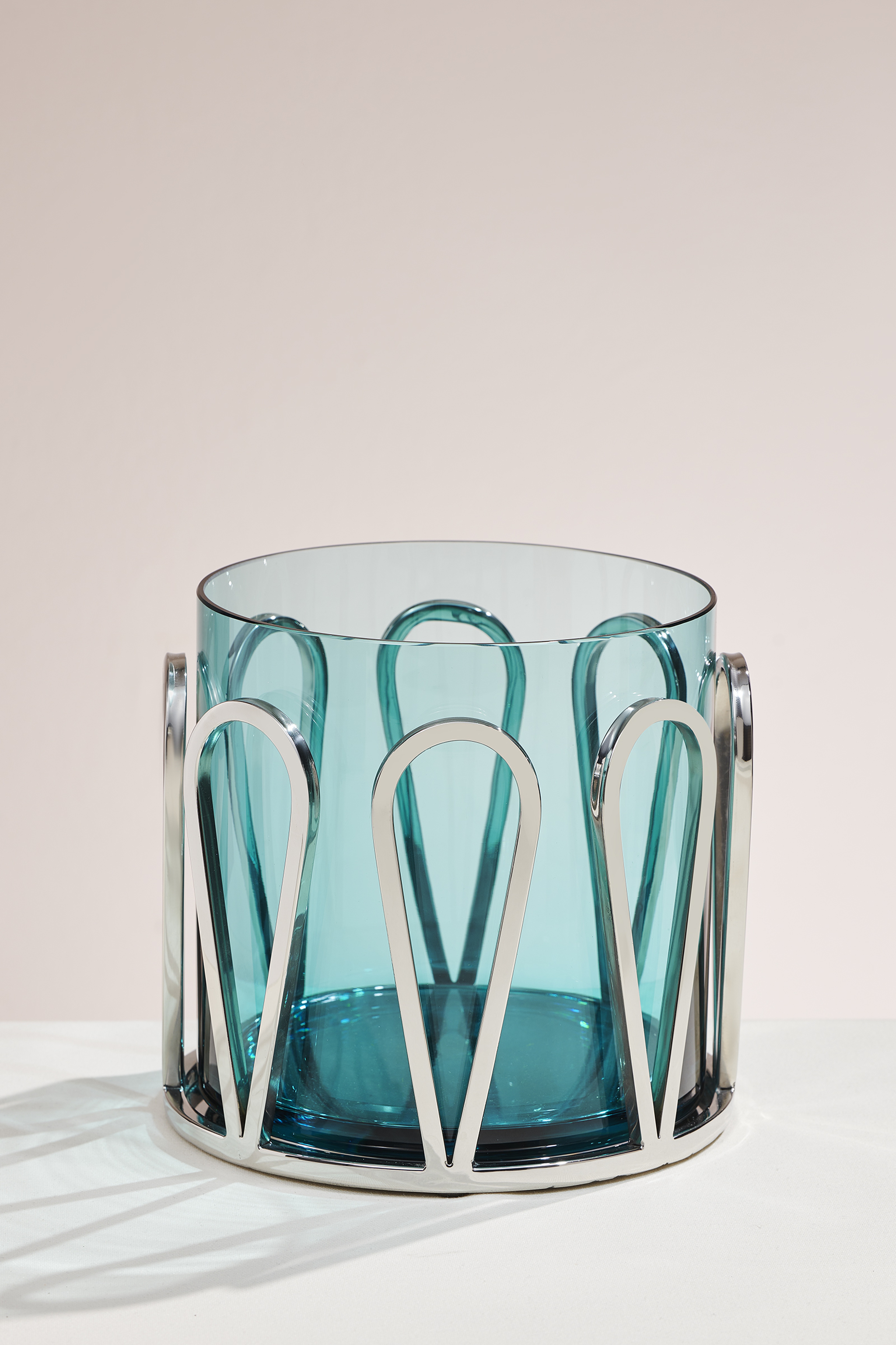 Armored Candle Holder 18 Cm Turquoise / Green