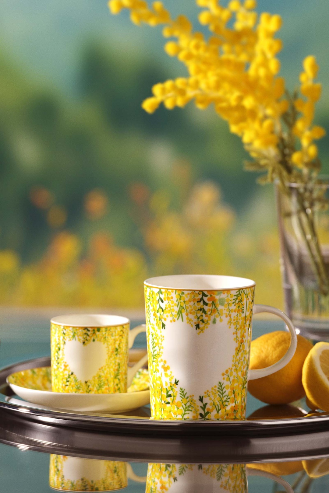 Mimoza Porselen Espresso Fincanı