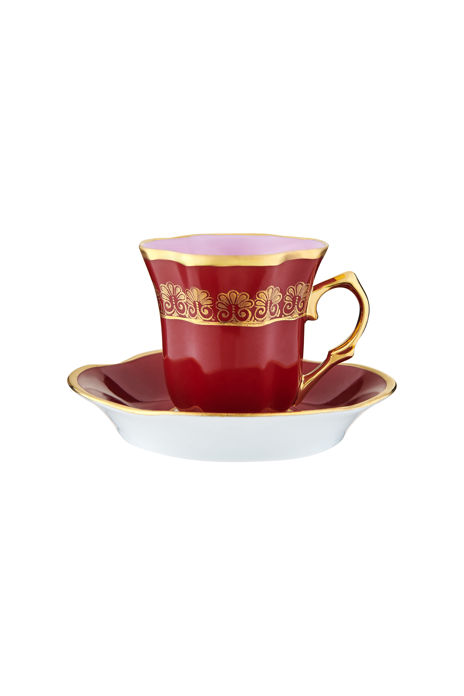 ジュディス ガイガー JUDITH  「Teacup」赤 Yadigar Coffee Cup Set (6 pcs) Price - Paşabahçe