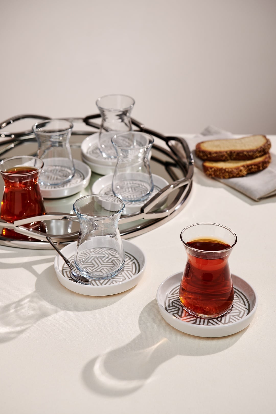 6'lı Geo Çay Seti 12 Parça