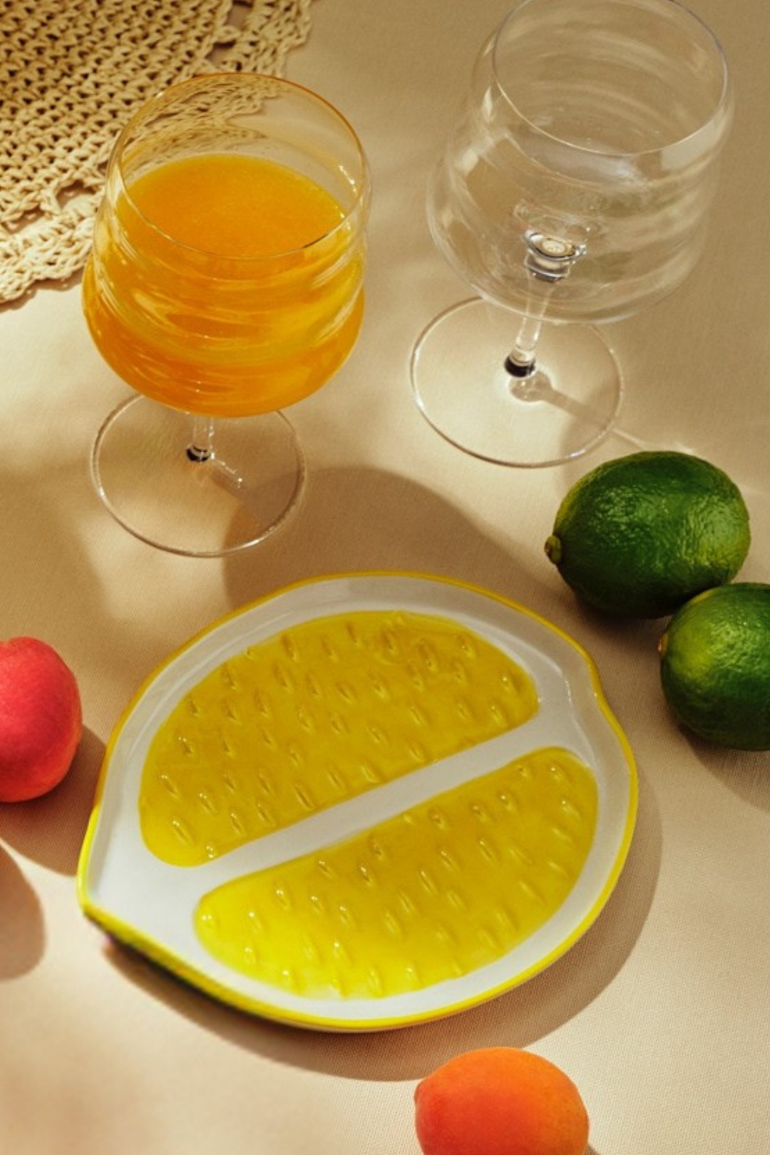Lemon Seramik Tabak 18 Cm