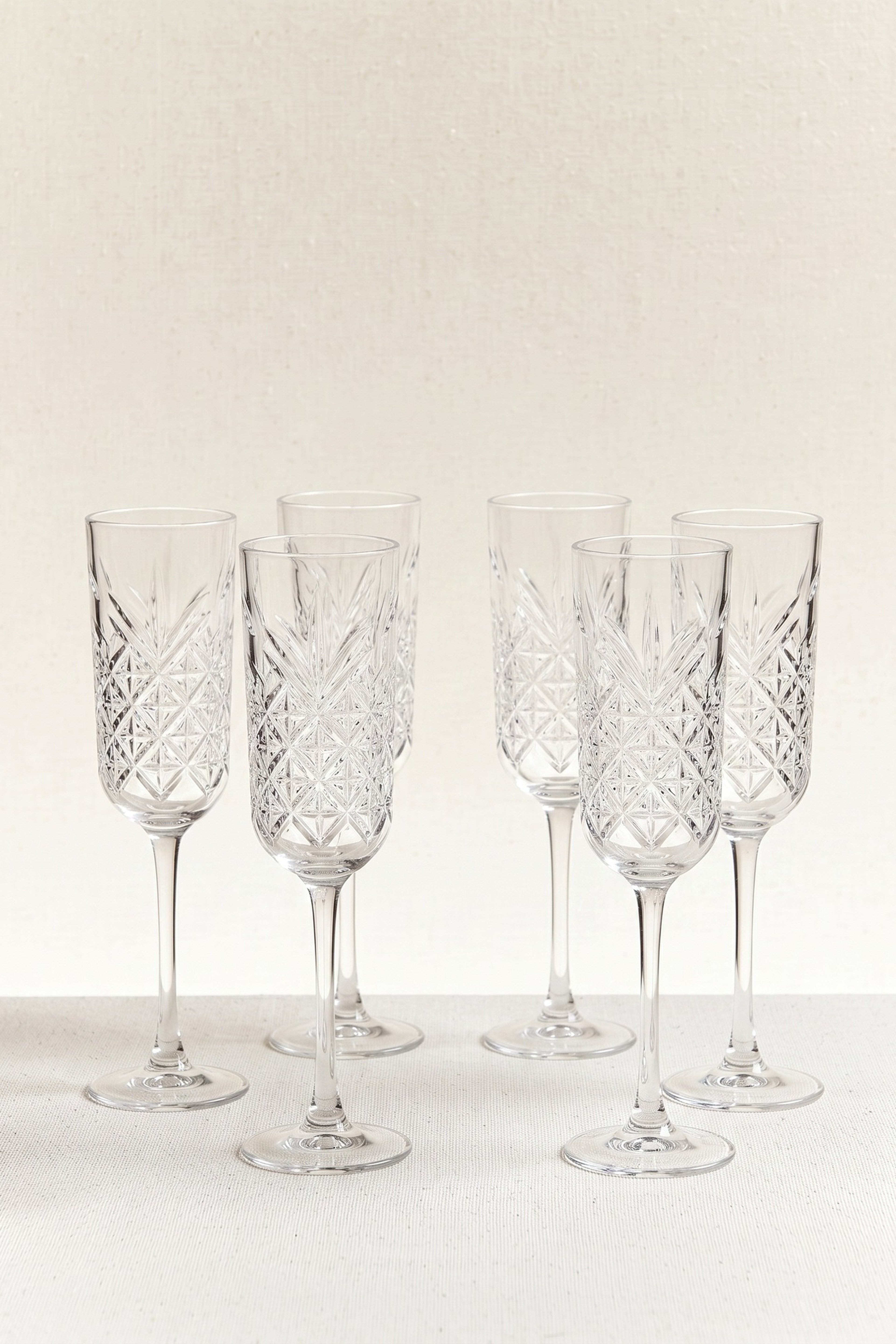 Timeless Champagne Glass Set of 6 175 CC