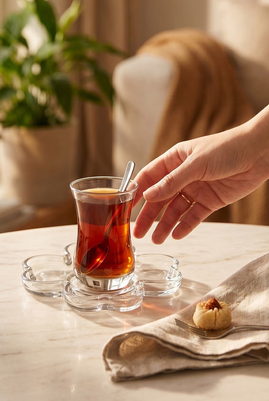 Yonca Çay Tabağı 110 mm