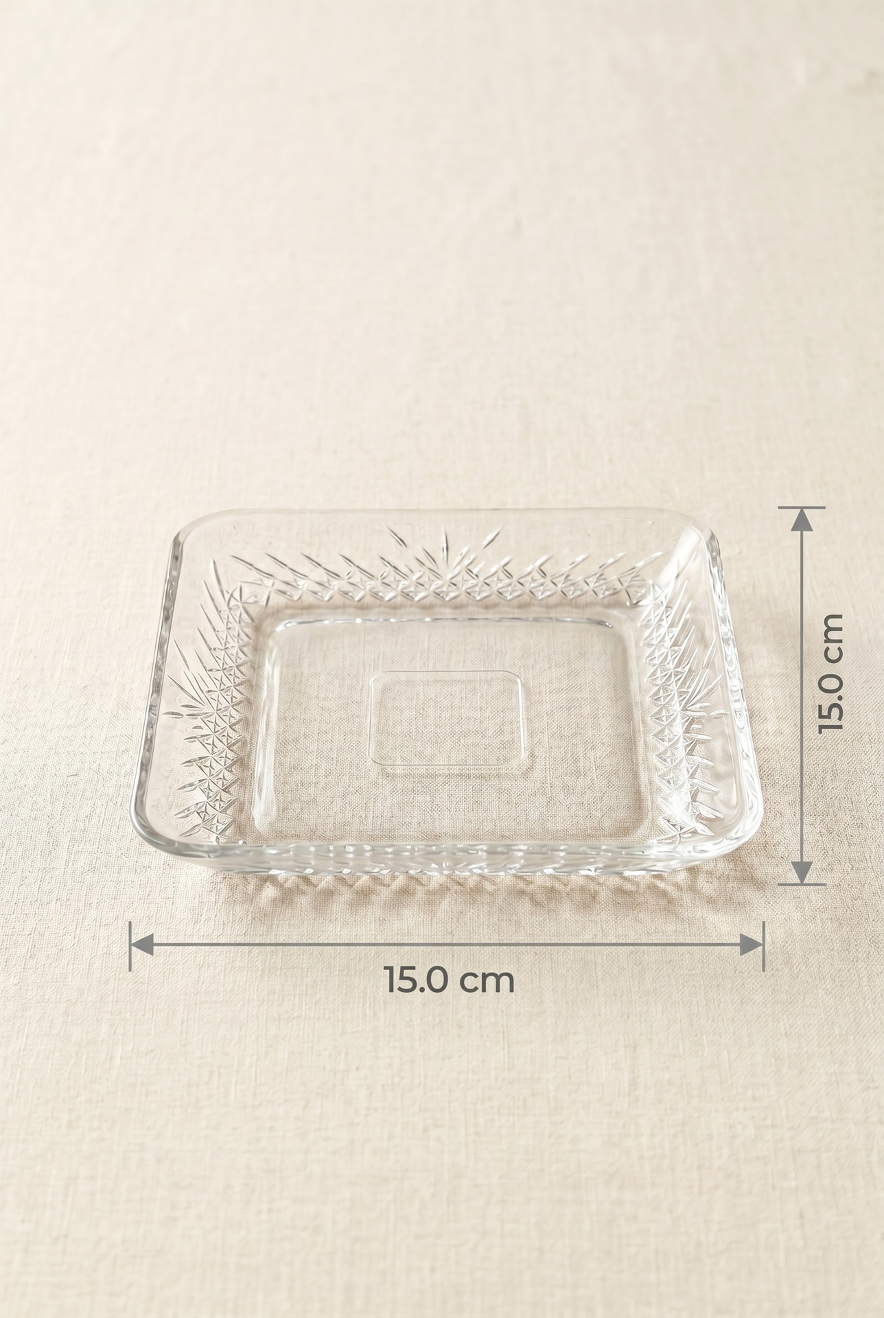 Timeless Kare Tatlı Tabağı 15x15 cm