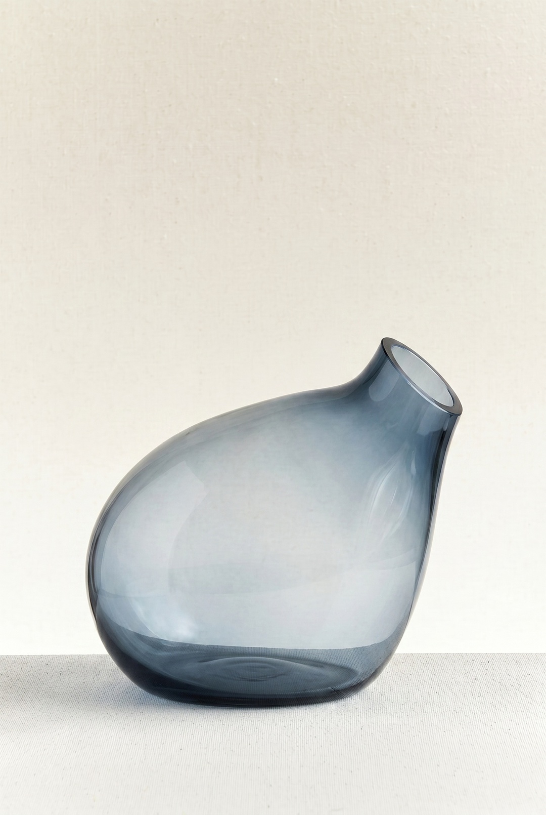 Bubble Vazo Çelik Mavi 35 Cm